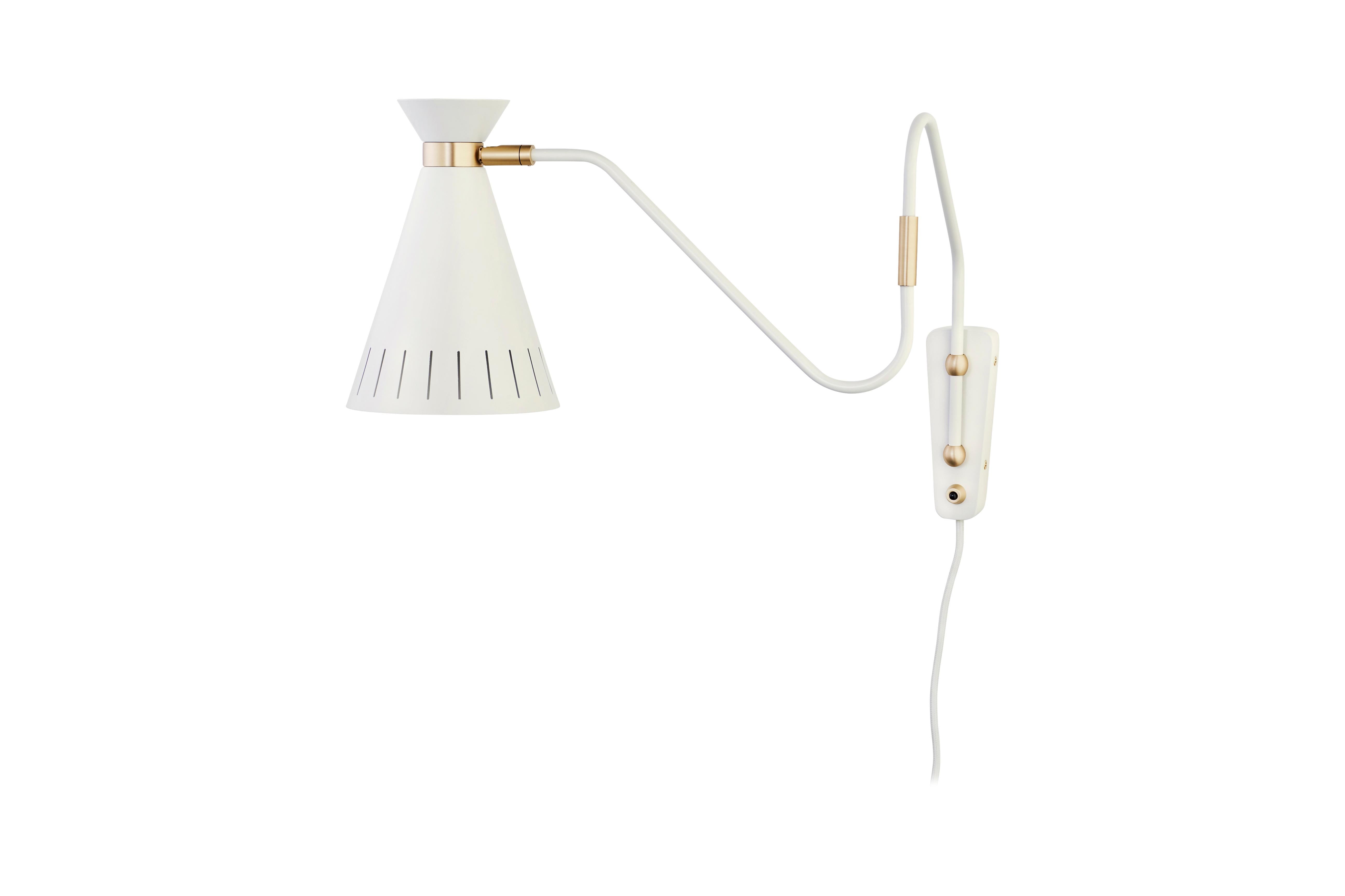 For Sale: White (Warm White) Cone Wall Lamp, by Svend Aage Holm-Sørensen from Warm Nordic