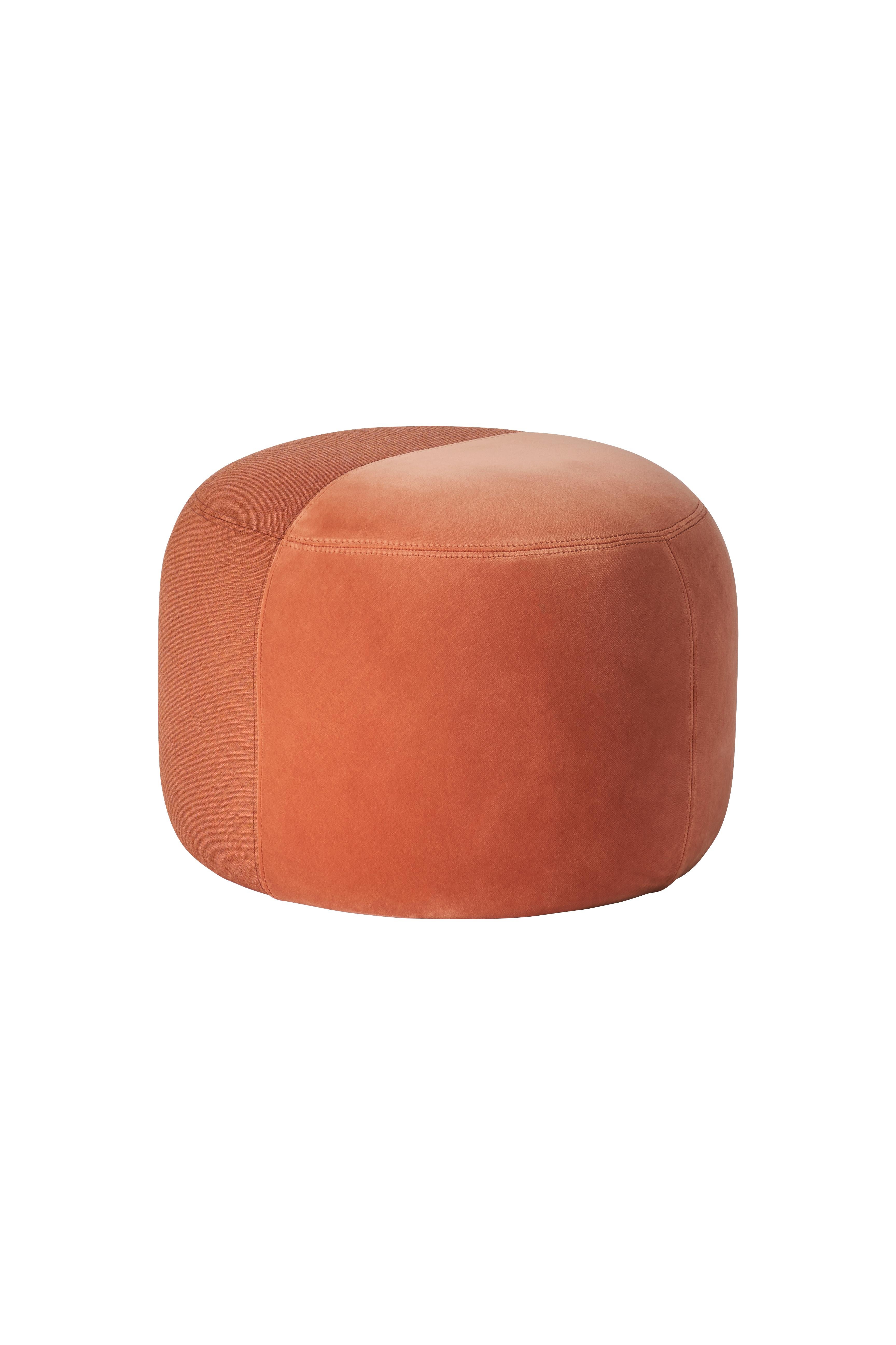 For Sale: Pink (Canvas 454, Ritz 8008) Dainty Pouf, by Charlotte Høncke from Warm Nordic