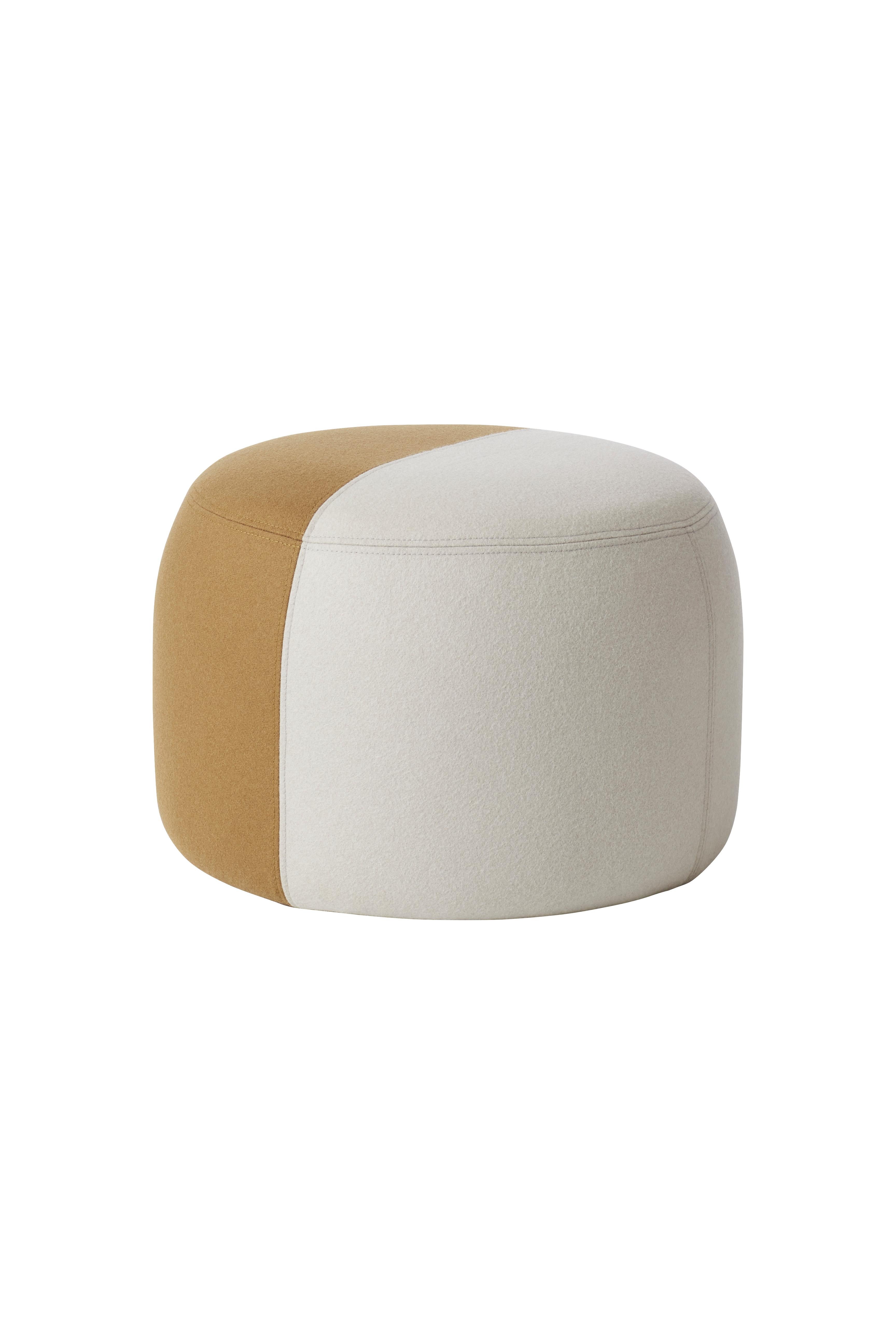 For Sale: Gray (Hero 211, 981) Dainty Pouf, by Charlotte Høncke from Warm Nordic