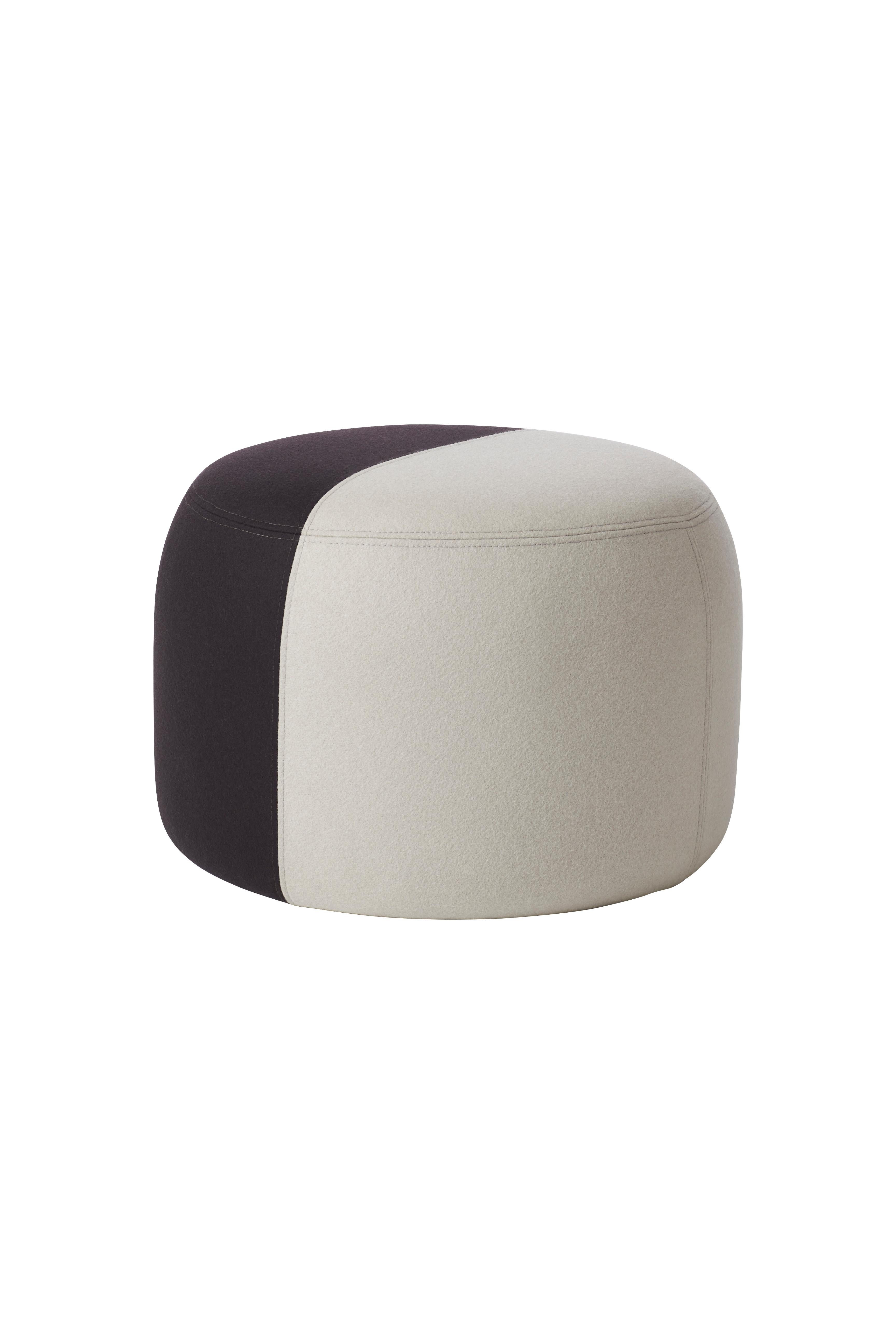 For Sale: Gray (Hero 211, 191) Dainty Pouf, by Charlotte Høncke from Warm Nordic