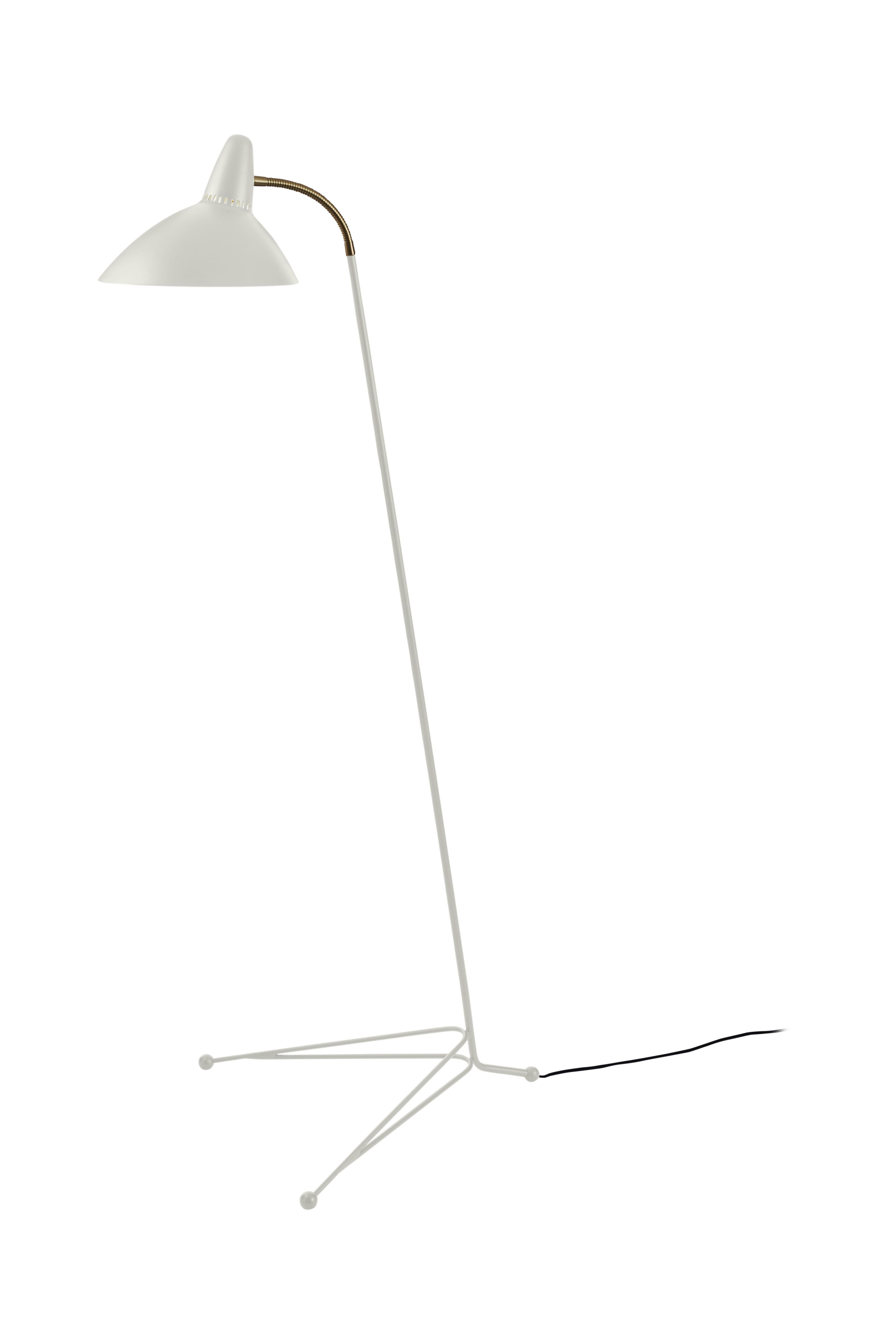 For Sale: White (Warm White) Lightsome Floor Lamp, by Svend Aage Holm Sorensen from Warm Nordic