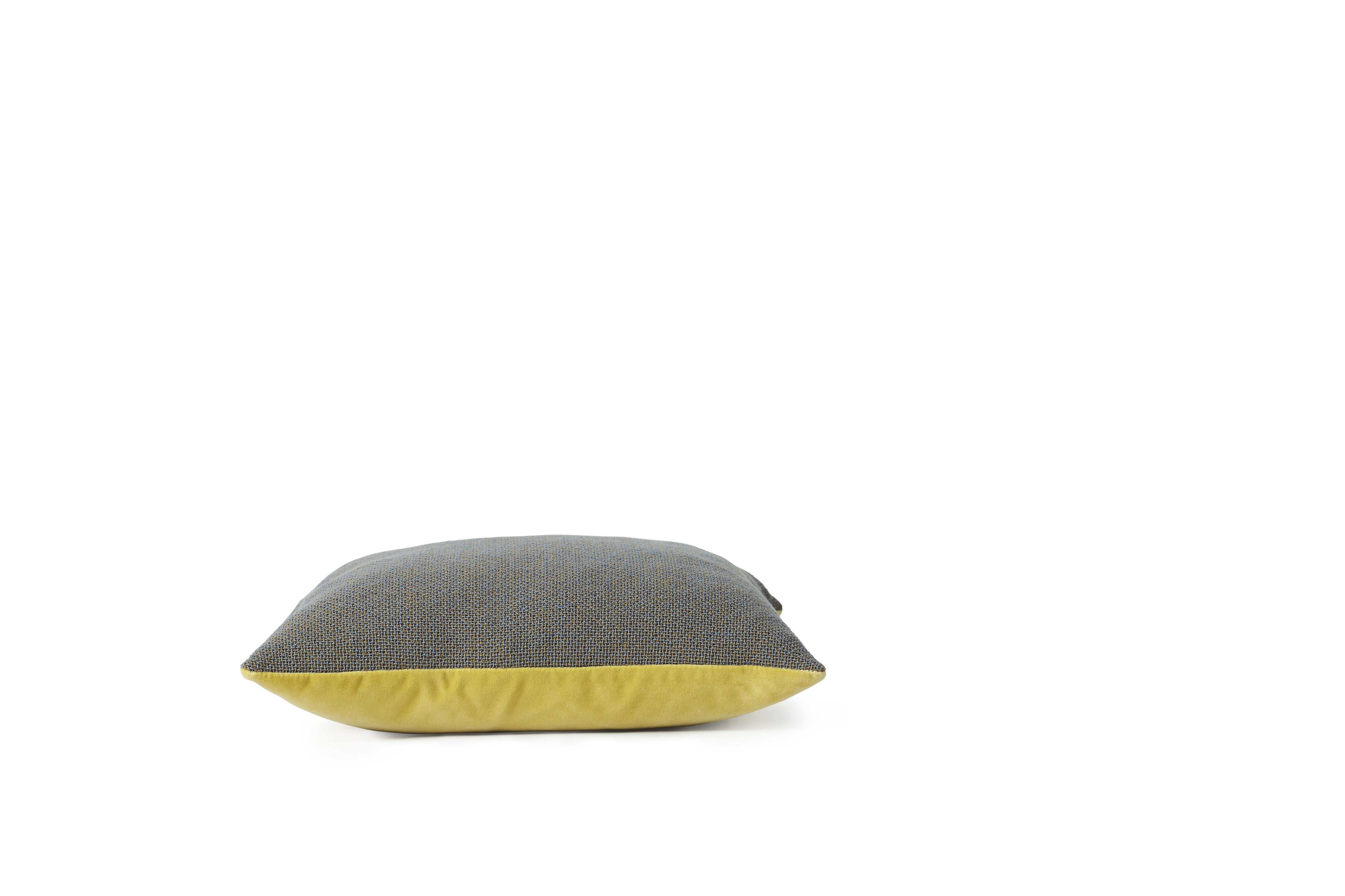 Gray (Grey) Moodify Square Cushion, by Warm Nordic 3