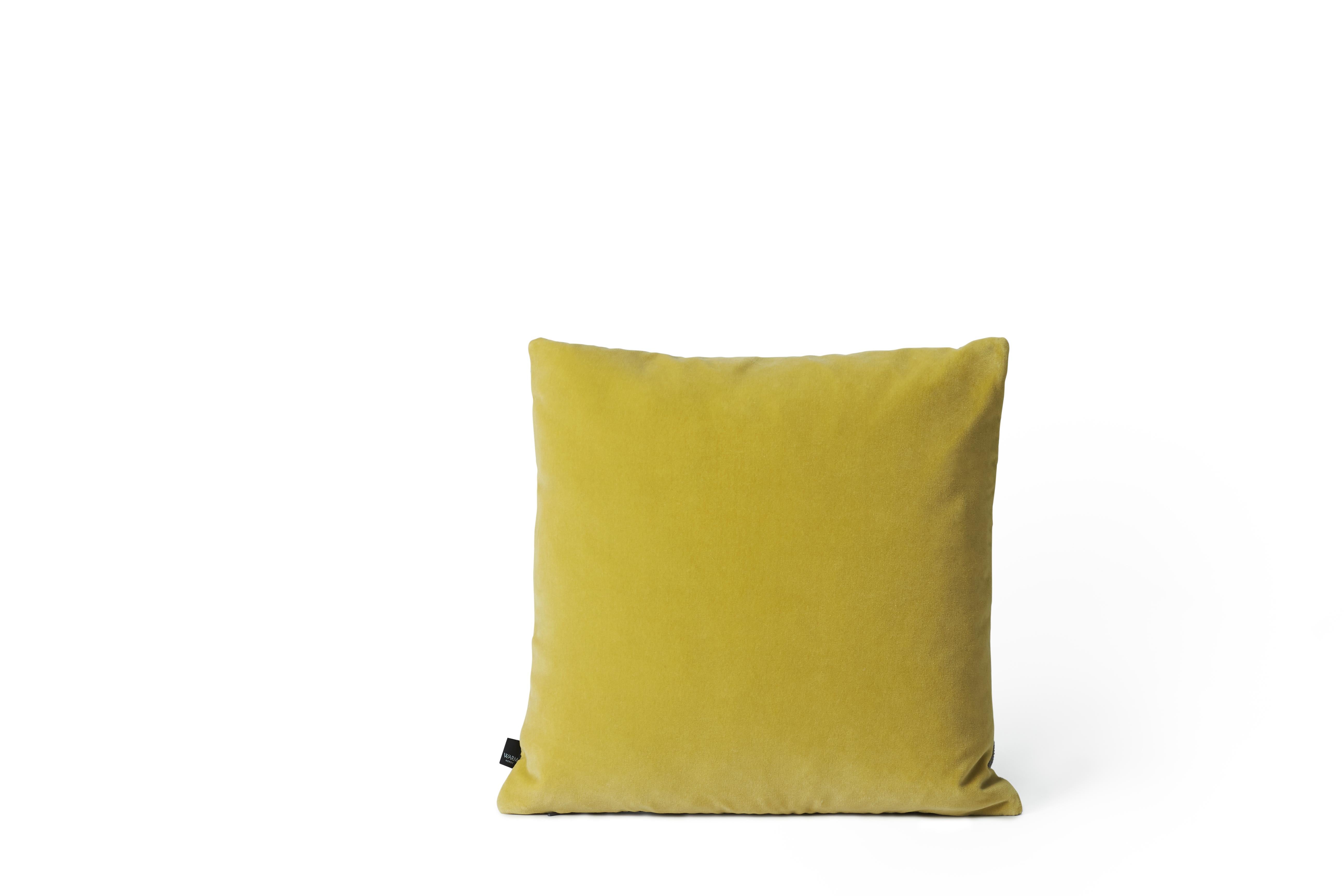 Gray (Grey) Moodify Square Cushion, by Warm Nordic 2
