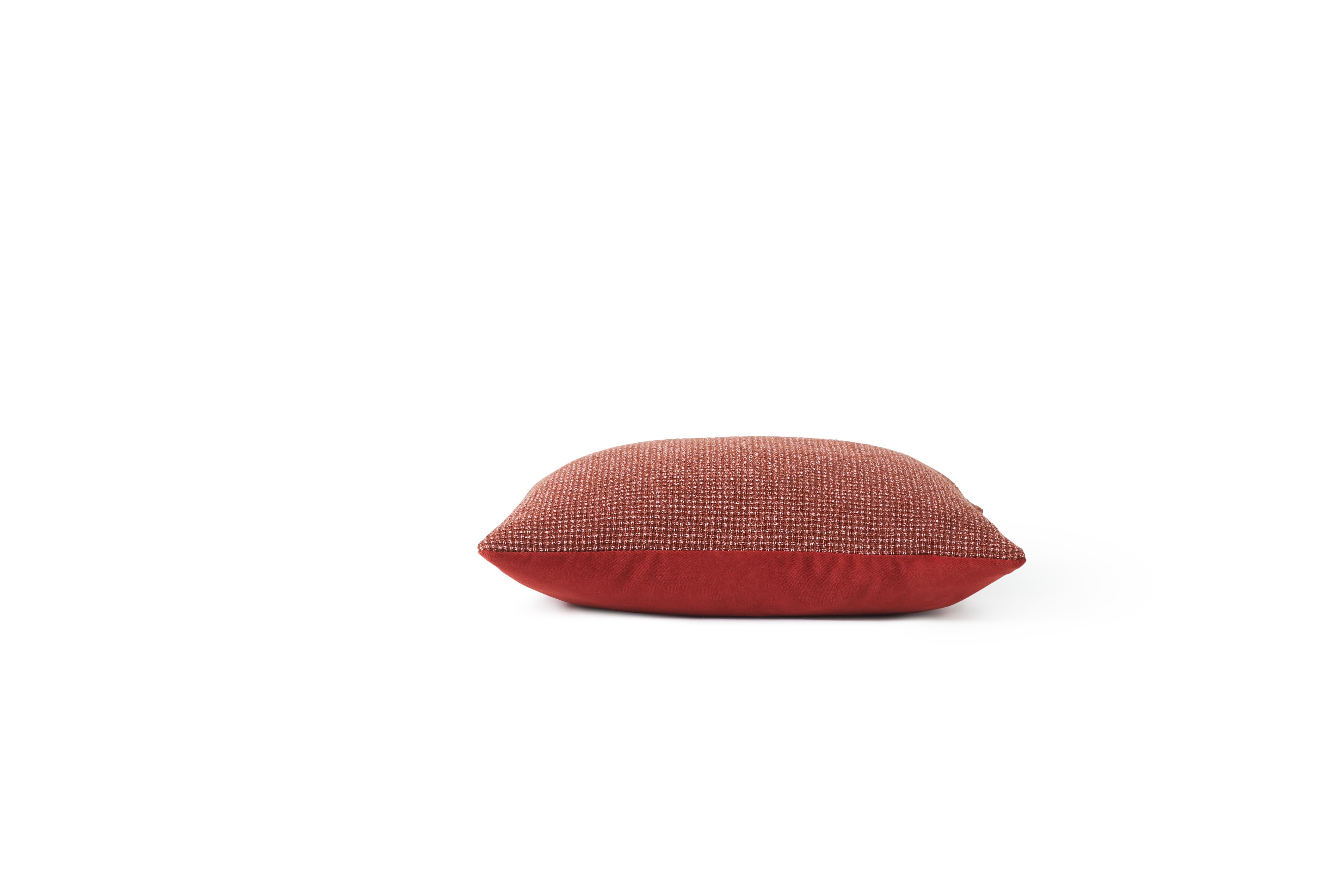 Red Moodify Square Cushion, by Warm Nordic 2