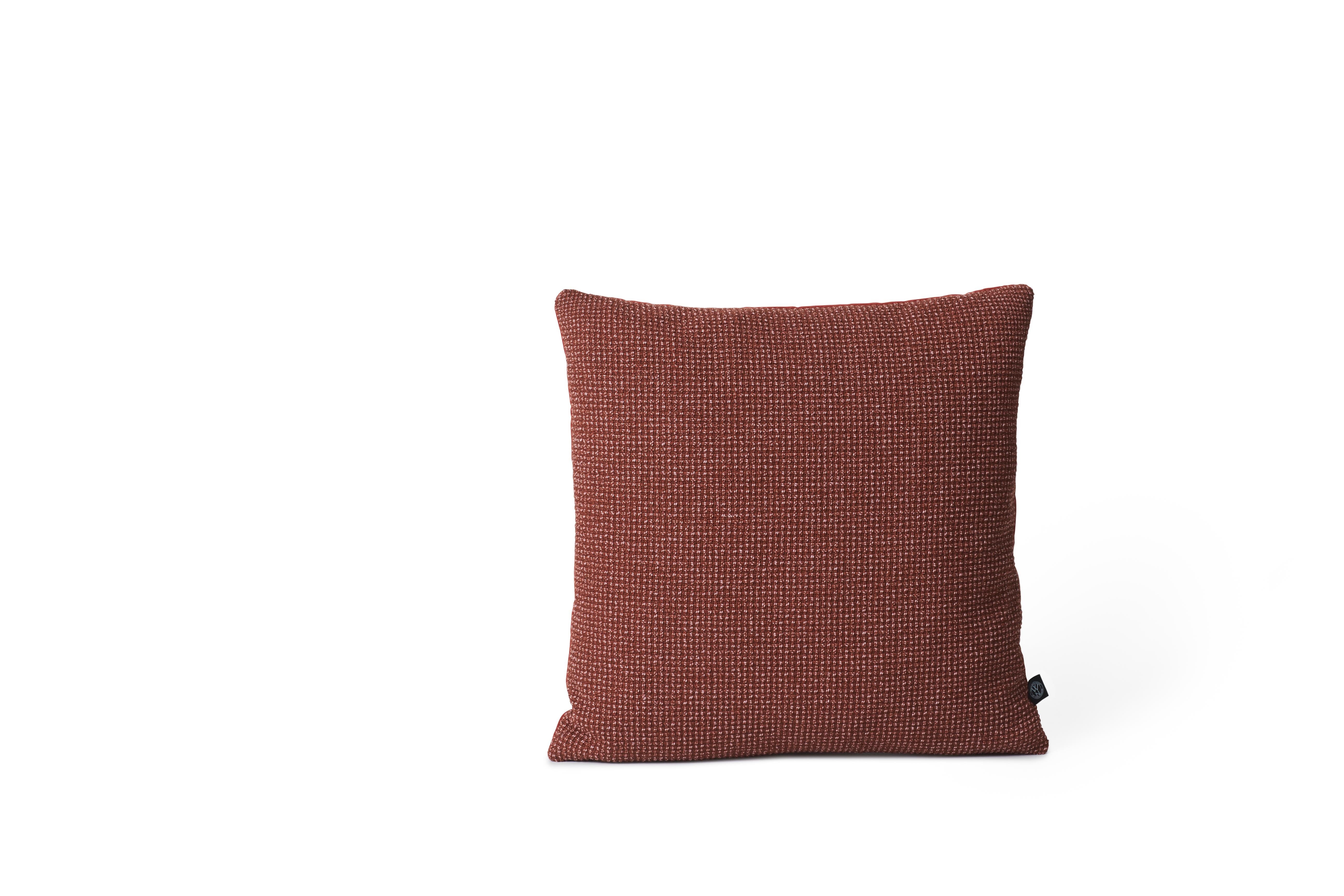 Red Moodify Square Cushion, by Warm Nordic 3