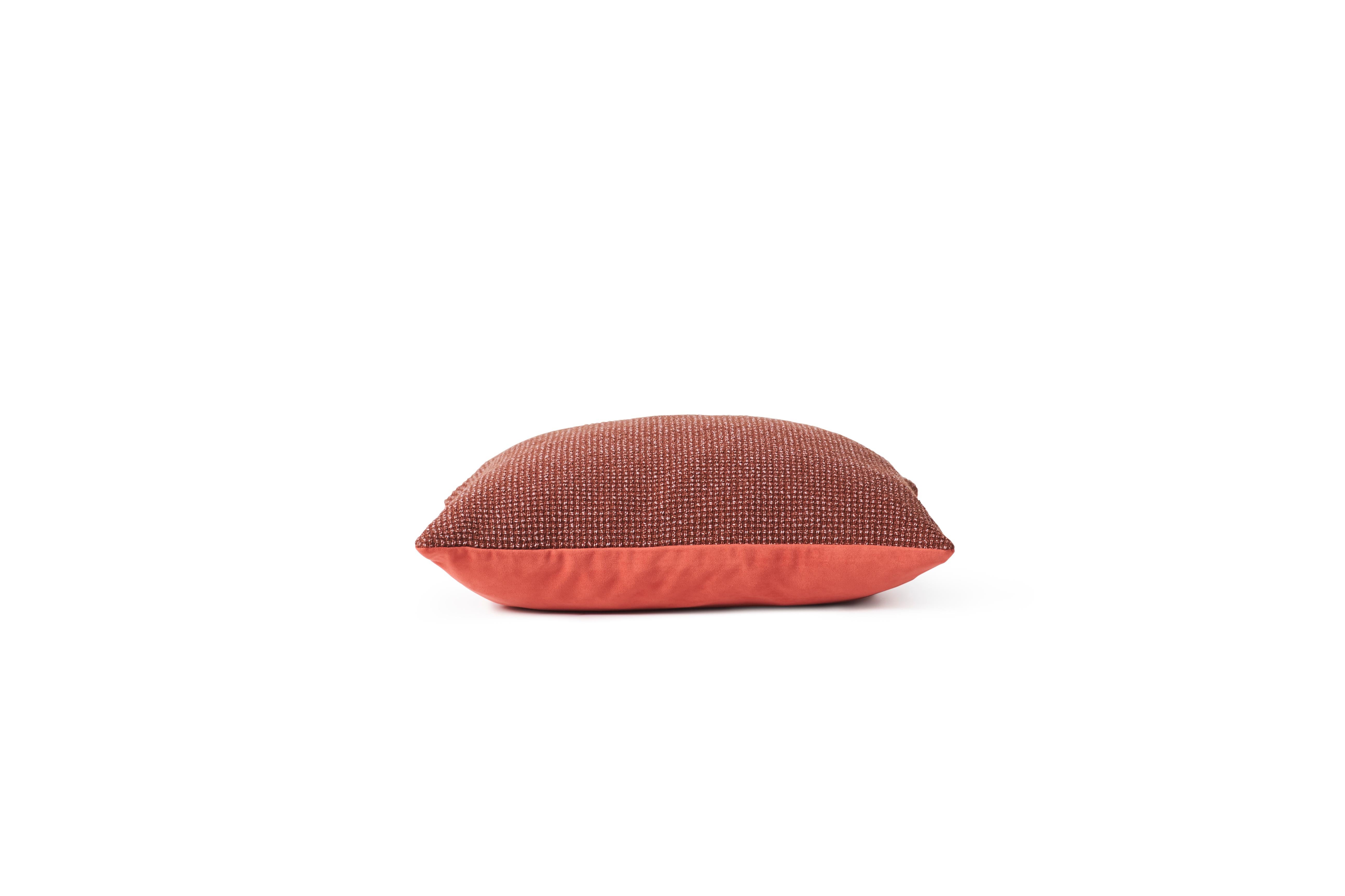 Brown (Rusty) Moodify Square Cushion, by Warm Nordic 3