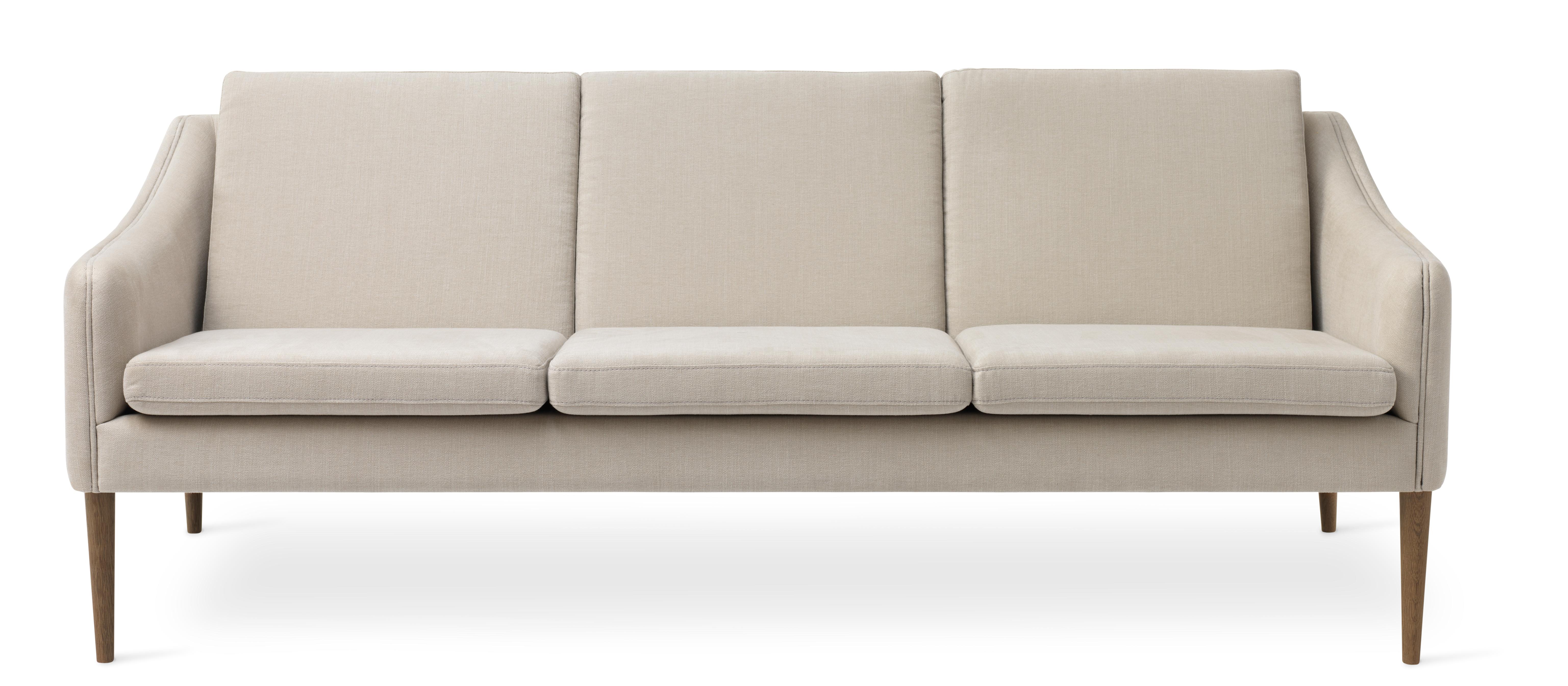 For Sale: Beige (Caleido 3790) Mr. Olsen 3-Seat Sofa with Smoked Oak Legs, by Hans Olsen from Warm Nordic