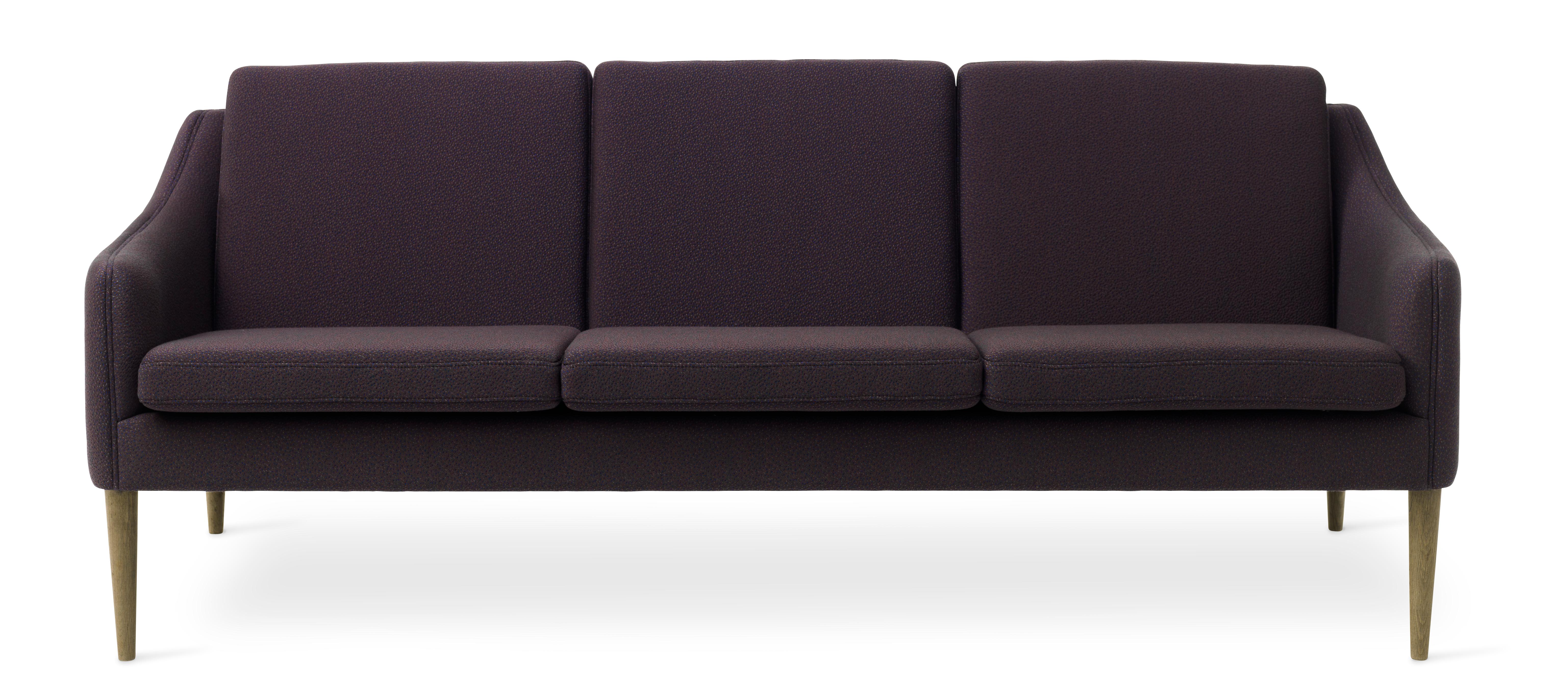 For Sale: Purple (Sprinkles 694) Mr. Olsen 3-Seat Sofa with Smoked Oak Legs, by Hans Olsen from Warm Nordic