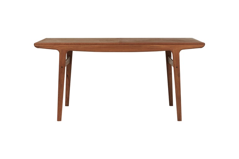 For Sale: Brown (Oiled teak) Evermore Small Dining Table, by Arne Hovmand-Olsen from Warm Nordic
