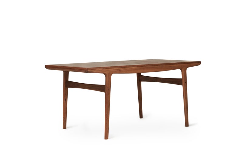 For Sale: Brown (Oiled teak) Evermore Small Dining Table, by Arne Hovmand-Olsen from Warm Nordic 2