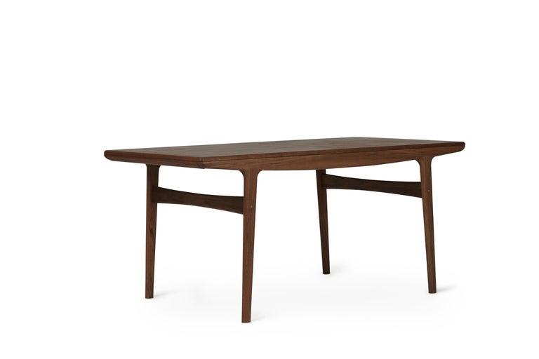 For Sale: Brown (Oiled walnut) Evermore Small Dining Table, by Arne Hovmand-Olsen from Warm Nordic