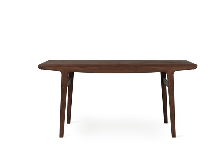 For Sale: Brown (Oiled walnut) Evermore Small Dining Table, by Arne Hovmand-Olsen from Warm Nordic 2