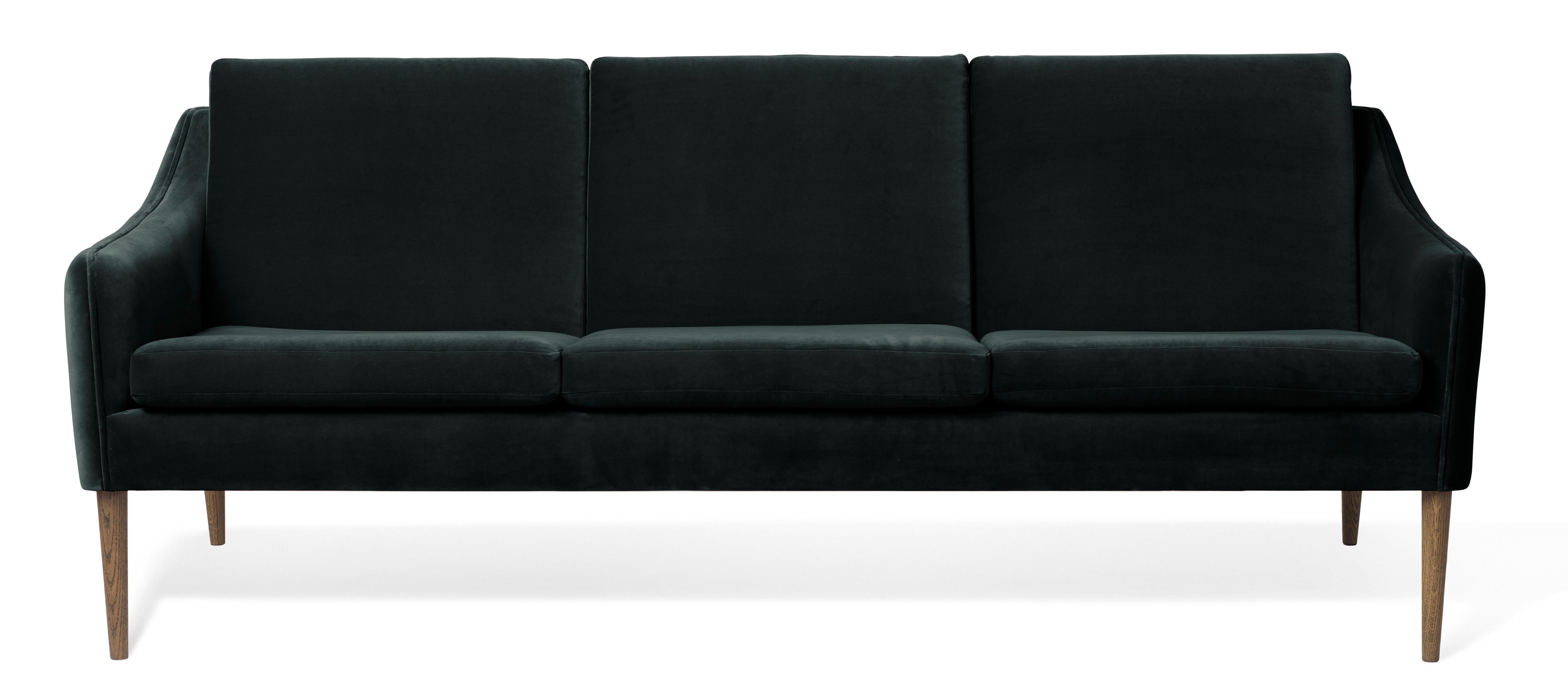 For Sale: Green (Ritz 0705) Mr. Olsen 3-Seat Sofa with Smoked Oak Legs, by Hans Olsen from Warm Nordic 2