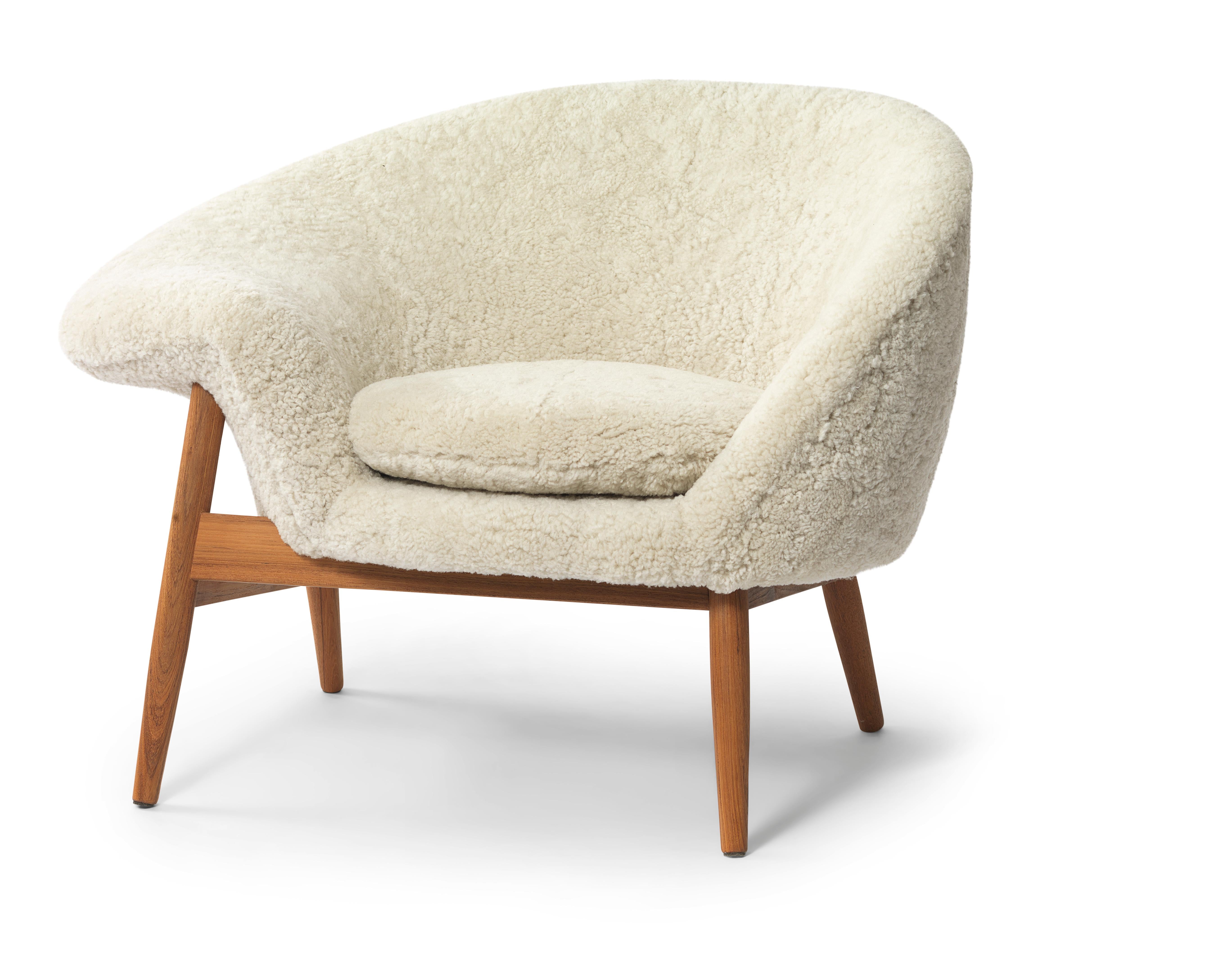 En venta: Silla Fried Egg Silla Sheep, de Hans Olsen de Warm Nordic Beige (Sheep Moonlight) 2