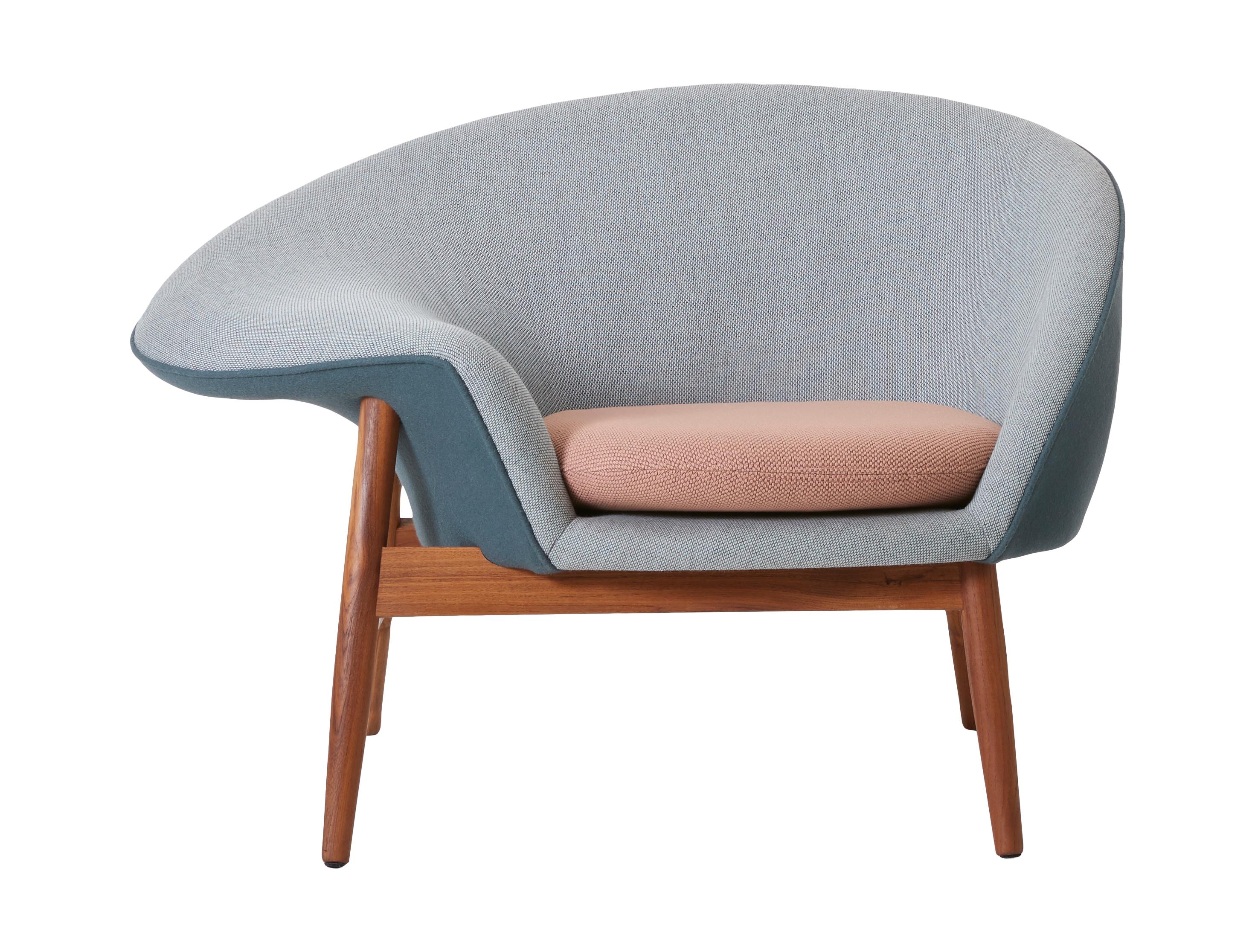 En vente : Blue (Hero 991,Rewo828,Merit035) Chaise Fried Egg de Hans Olsen de Warm Nordic
