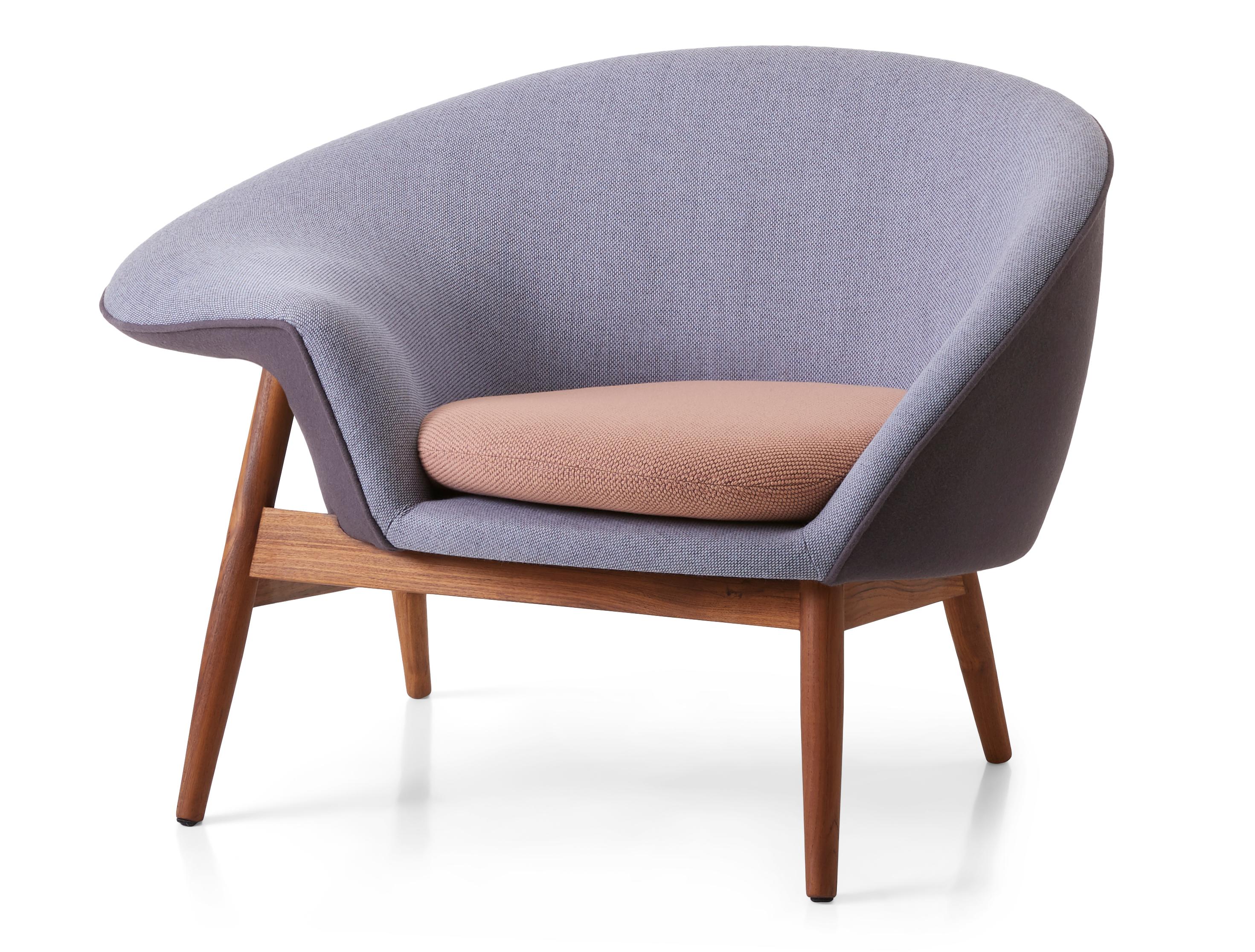 For Sale: Purple (Hero 381,Rewo658,Merit035) Fried Egg Three Tone Chair, by Hans Olsen from Warm Nordic 2