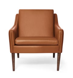 Mr. Olsen Lounge Chair mit geräucherten Beinen:: von Hans Olsen aus Warm Nordic