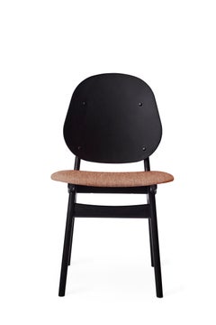 Noble Chair in Black Beech with Upholstery, by Arne Hovmand-Olsen