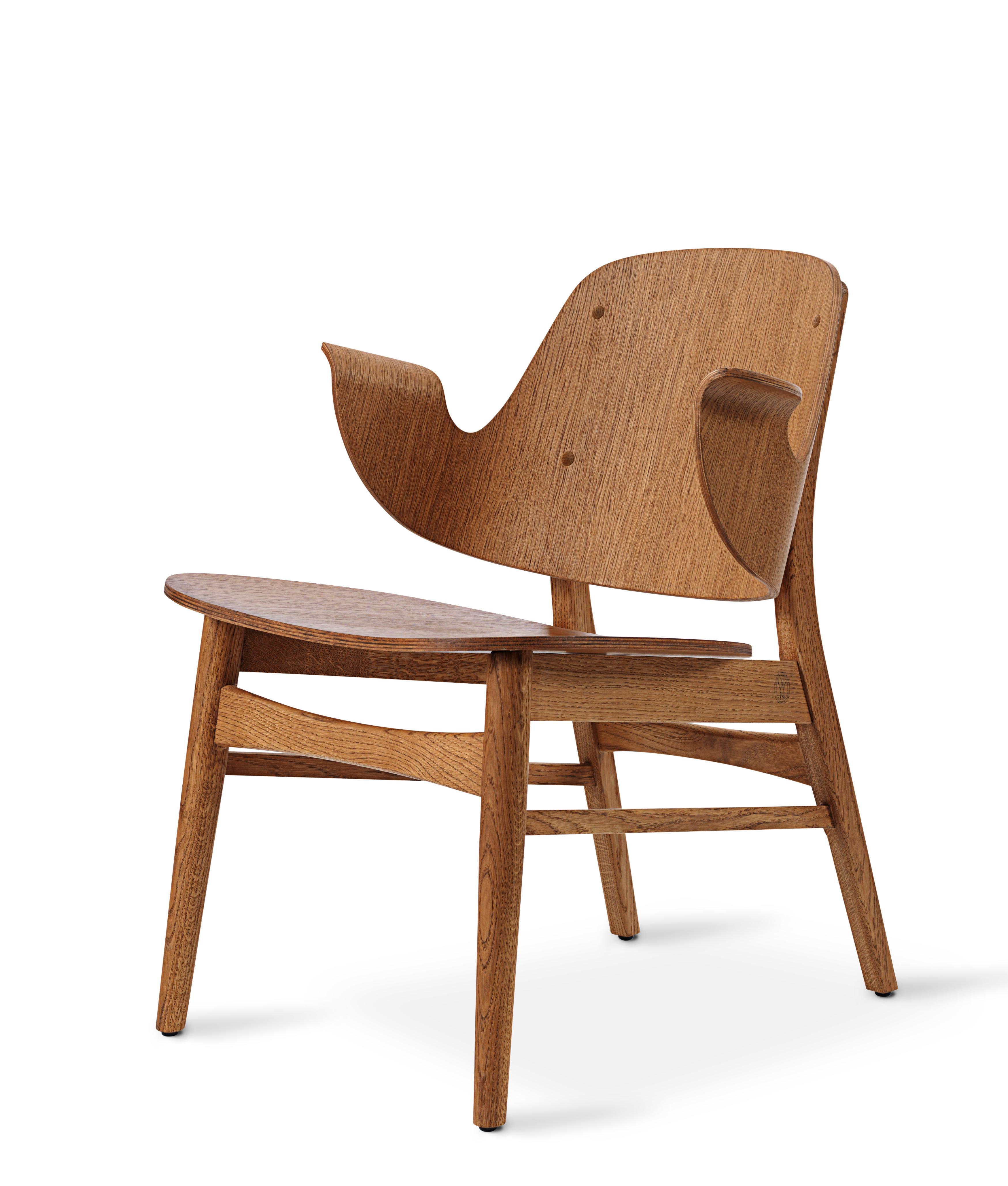 For Sale: Brown (Teak) Gesture Lounge Chair in Pure Wood, by Hans Olsen from Warm Nordic 2