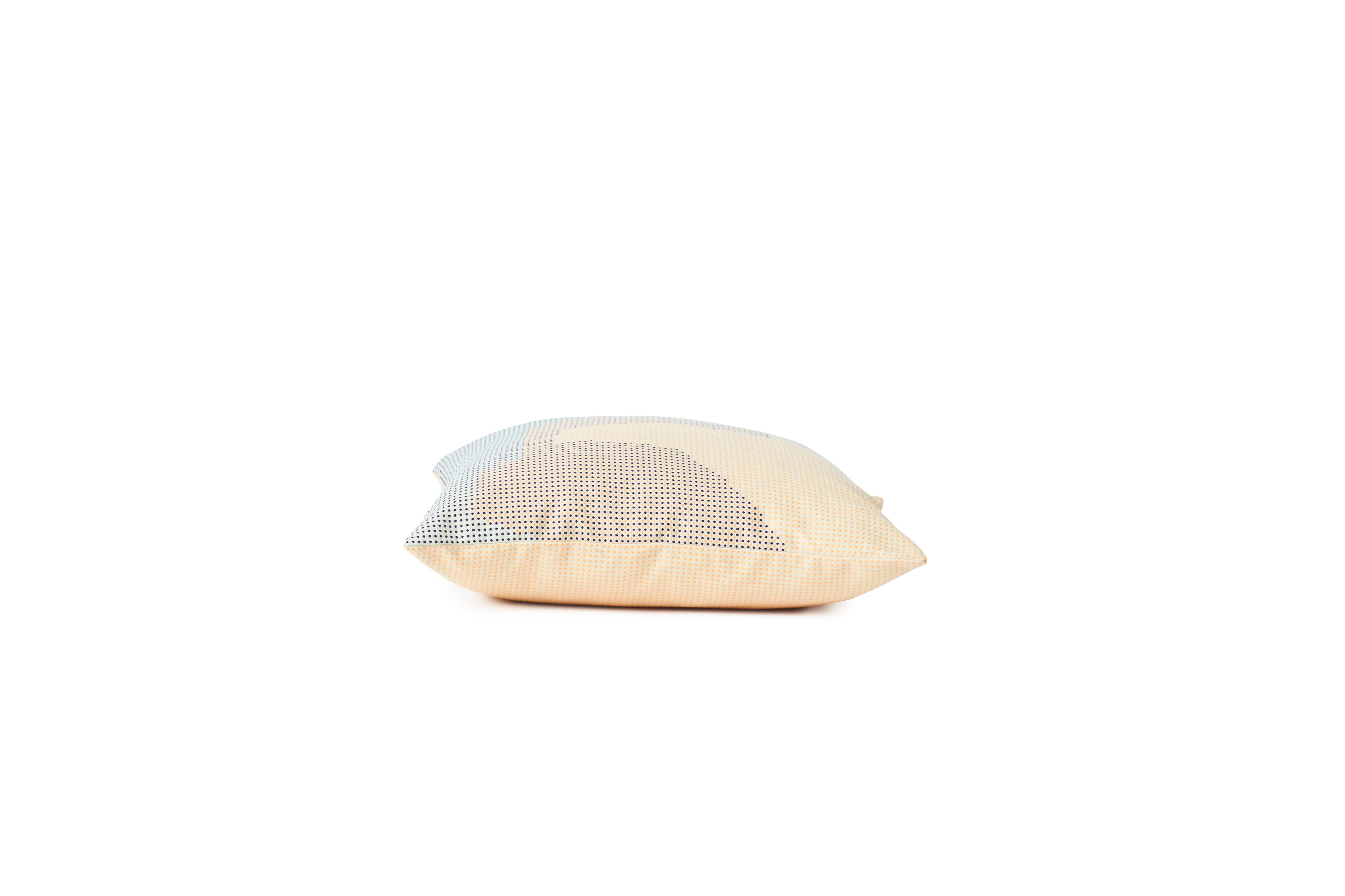 For Sale: Beige (Dune) Sprinkle Map Cushion, by Warm Nordic 2