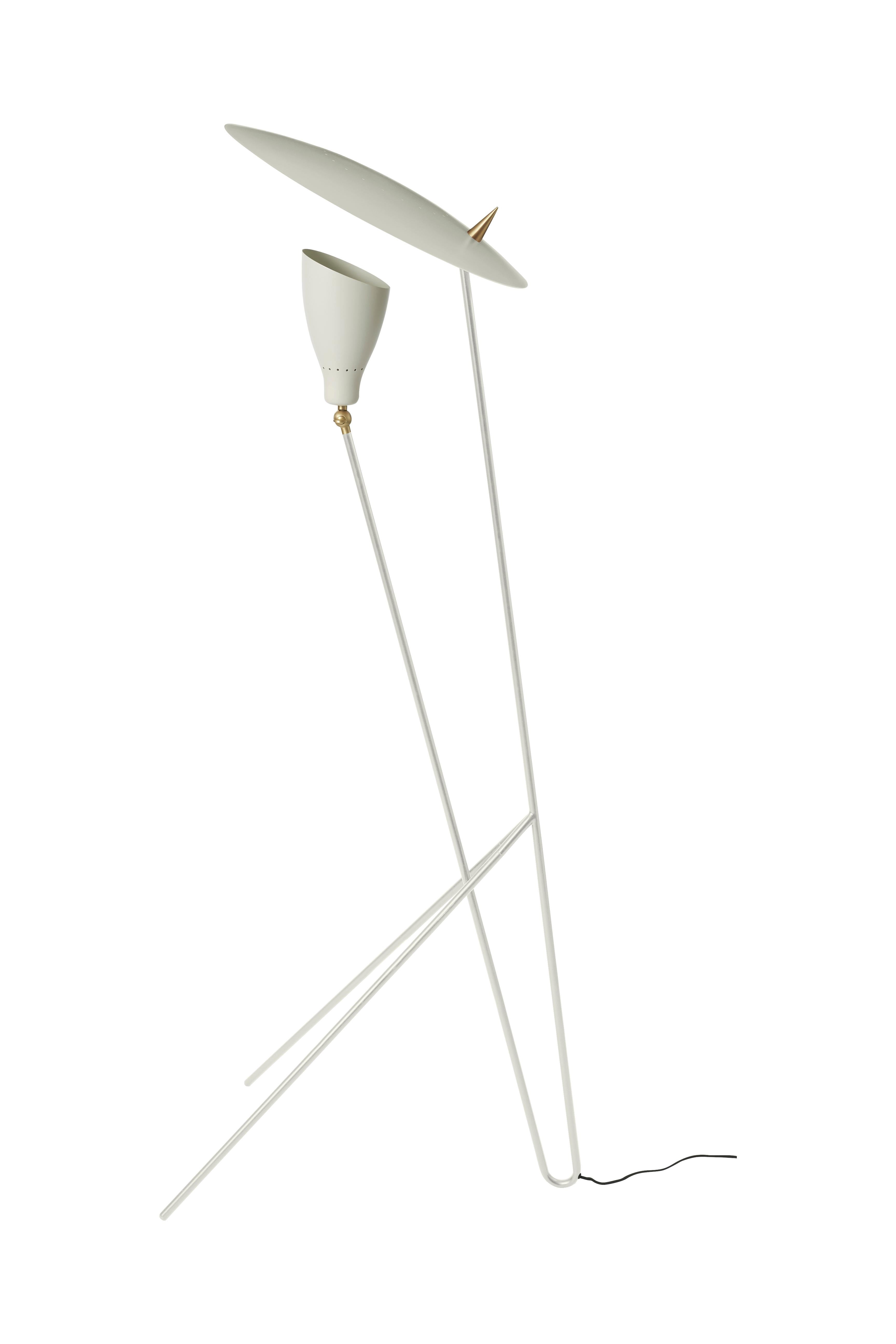 For Sale: White (Warm White) Silhouette Floor Lamp, by Svend Aage Holm-Sørensen from Warm Nordic