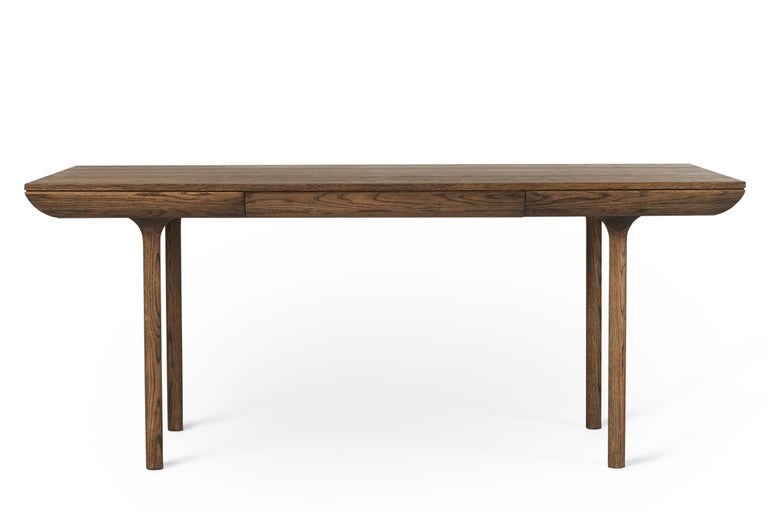 For Sale: Brown (Smoked Oak) Rúna Large Desk, by Isabel Ahm from Warm Nordic