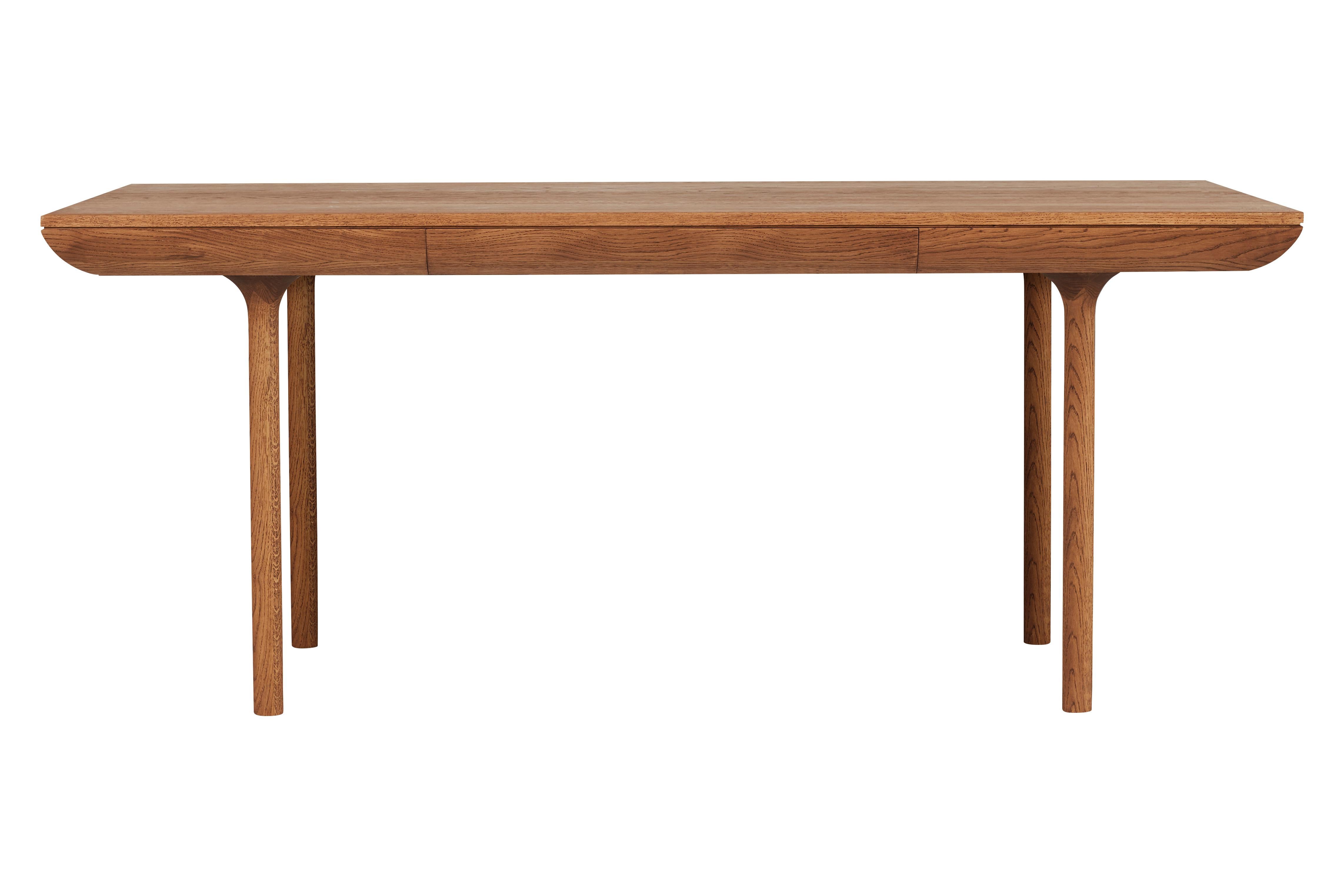 For Sale: Brown (Teak Oiled Oak) Rúna Large Desk, by Isabel Ahm from Warm Nordic