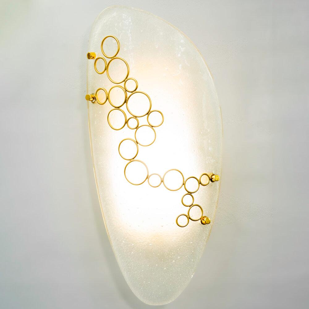 Yellow (POLISHED BRASS) Anelli Wall Light by form A 3