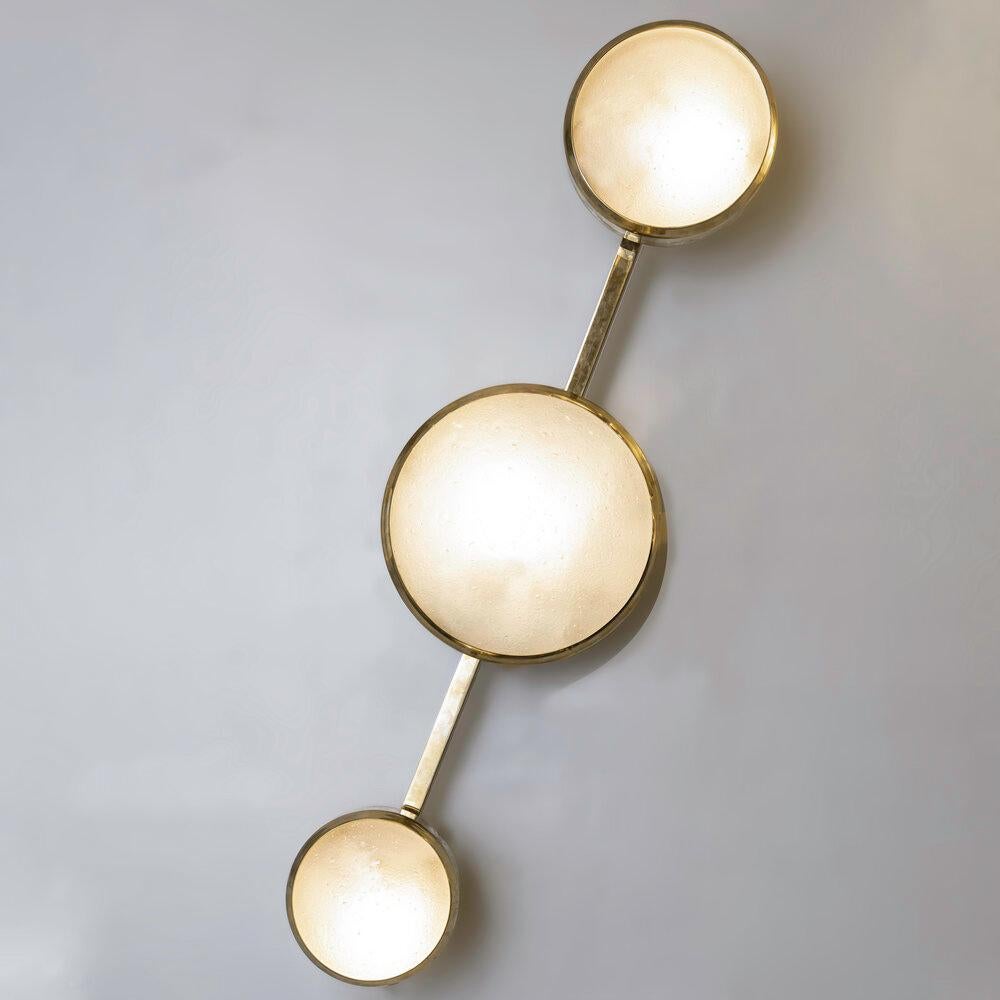 Yellow (POLISHED BRASS) Geo Articulating Wall Light by form A 4