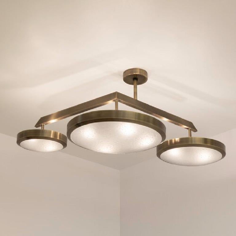 Yellow (POLISHED BRASS) Zeta Ceiling Light by form A 3