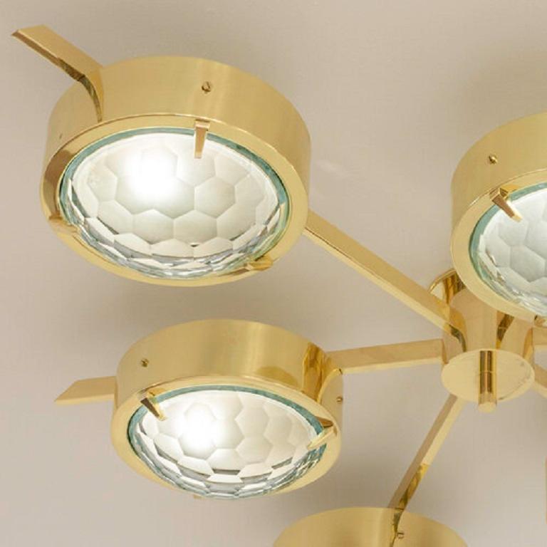 Yellow (POLISHED BRASS) Stella Ceiling Light by form A 5