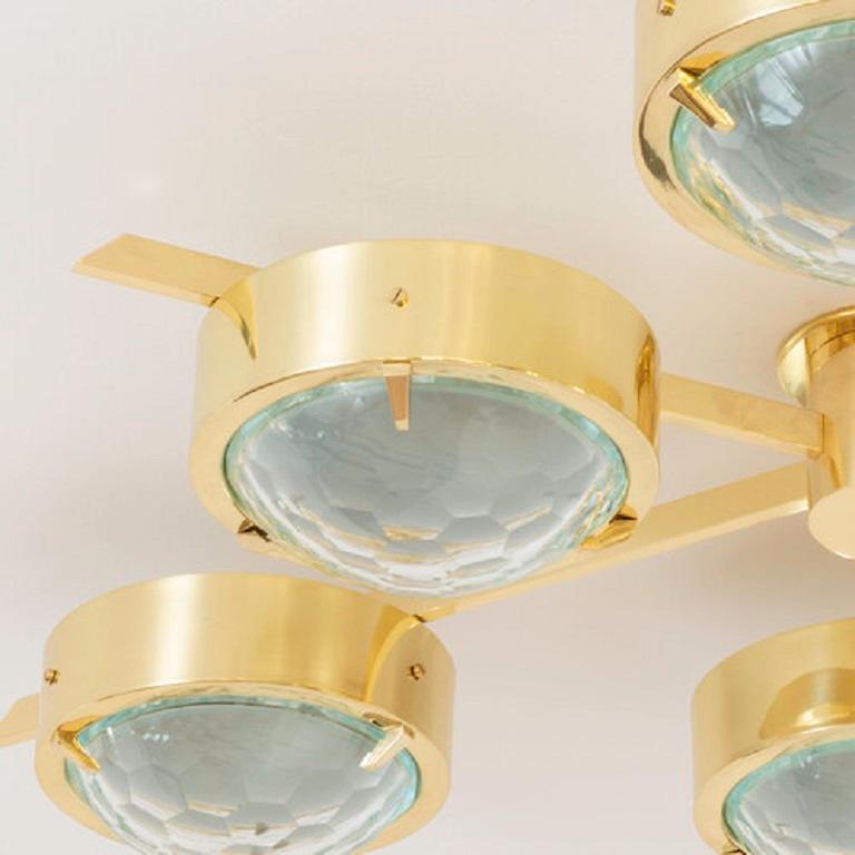 Yellow (POLISHED BRASS) Stella Ceiling Light by form A 4