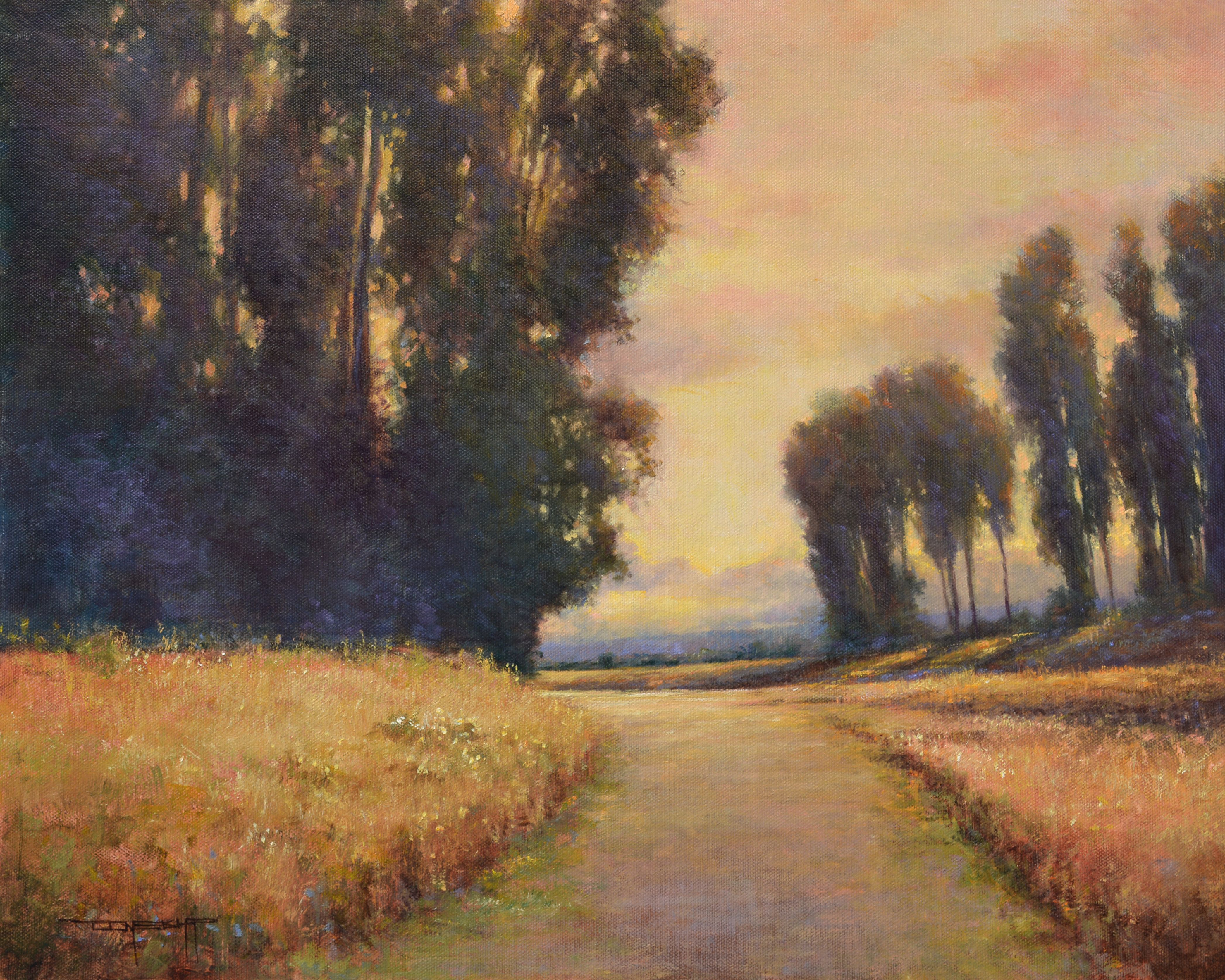Don Green Meadow 200204, Painting, Acrylic on Canvas For Sale