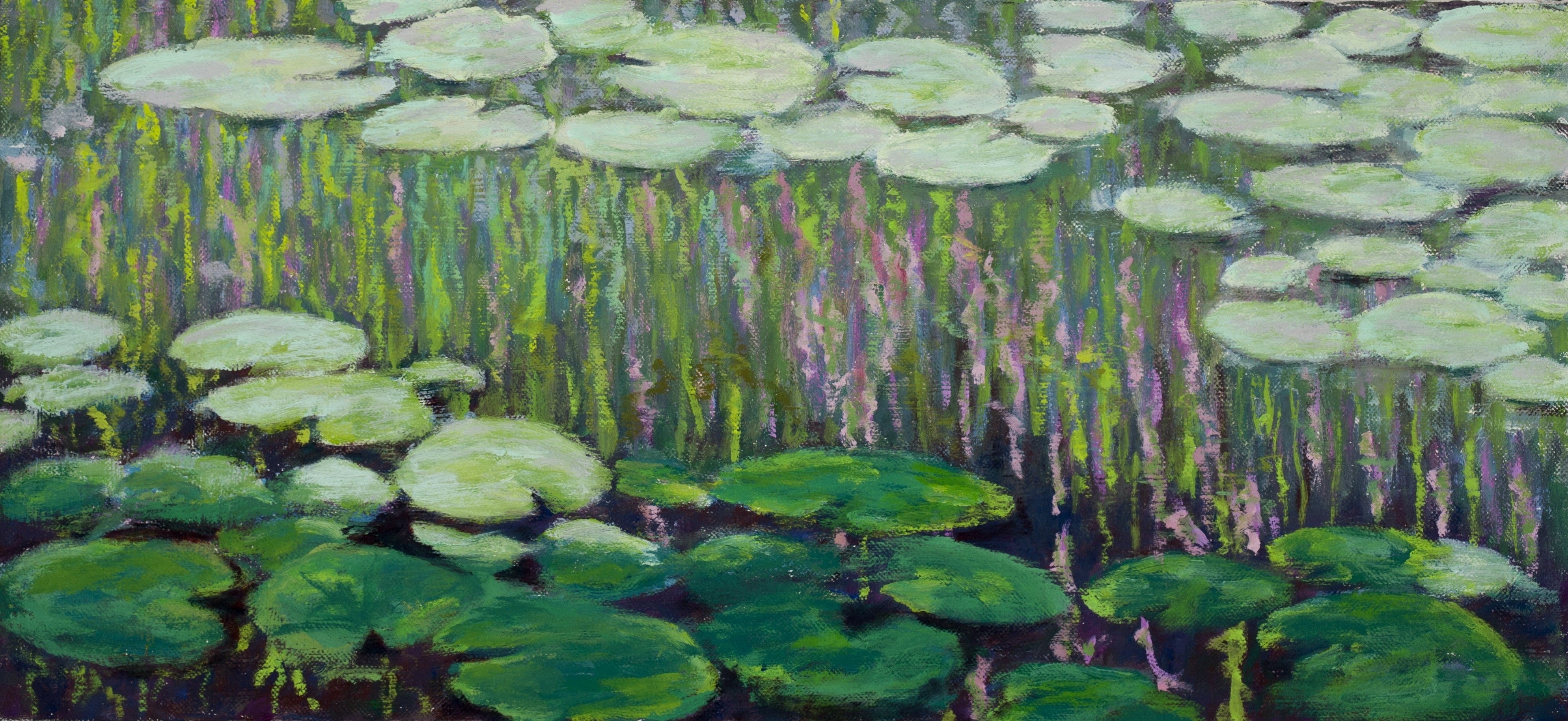 Shawn Nelson Dahlstrom Falling Water, Painting, Oil on Canvas For