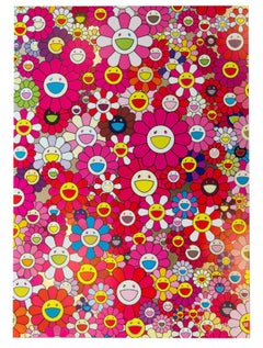 Murakami print with cold stamp, signed original - An Homage to Monopink, 1960 B