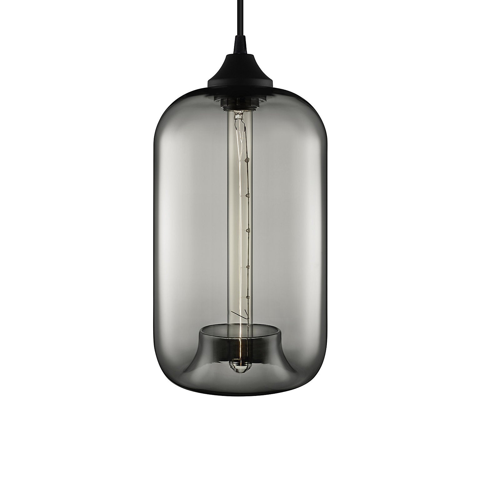 Pod Smoke Handn Modern Gl Pendant Light Made In The Usa For Pod Smoke Handn Modern Gl Pendant Light Made In The Usa For At 1stdibs