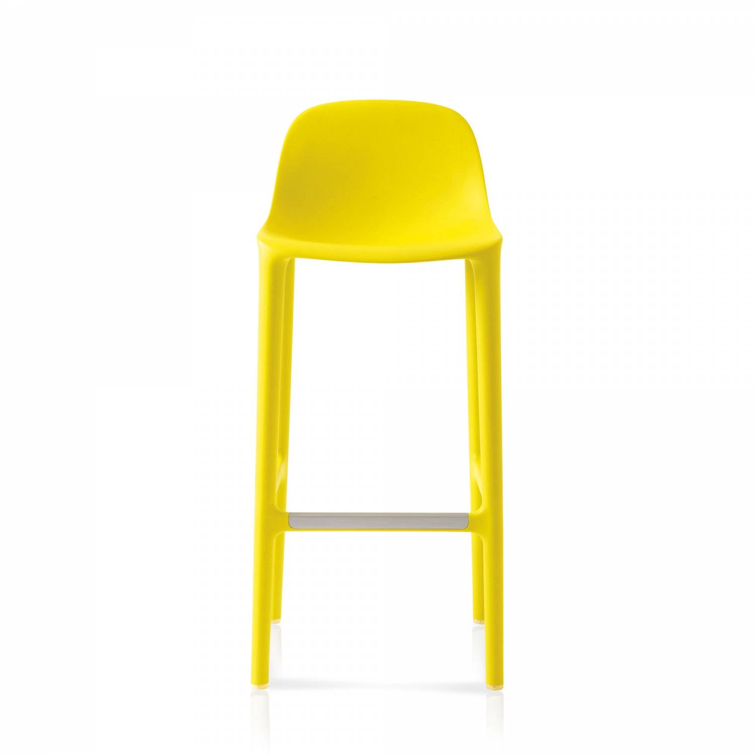 Emeco Broom Barstool In Yellow By Philippe Starck For Sale At 1stdibs