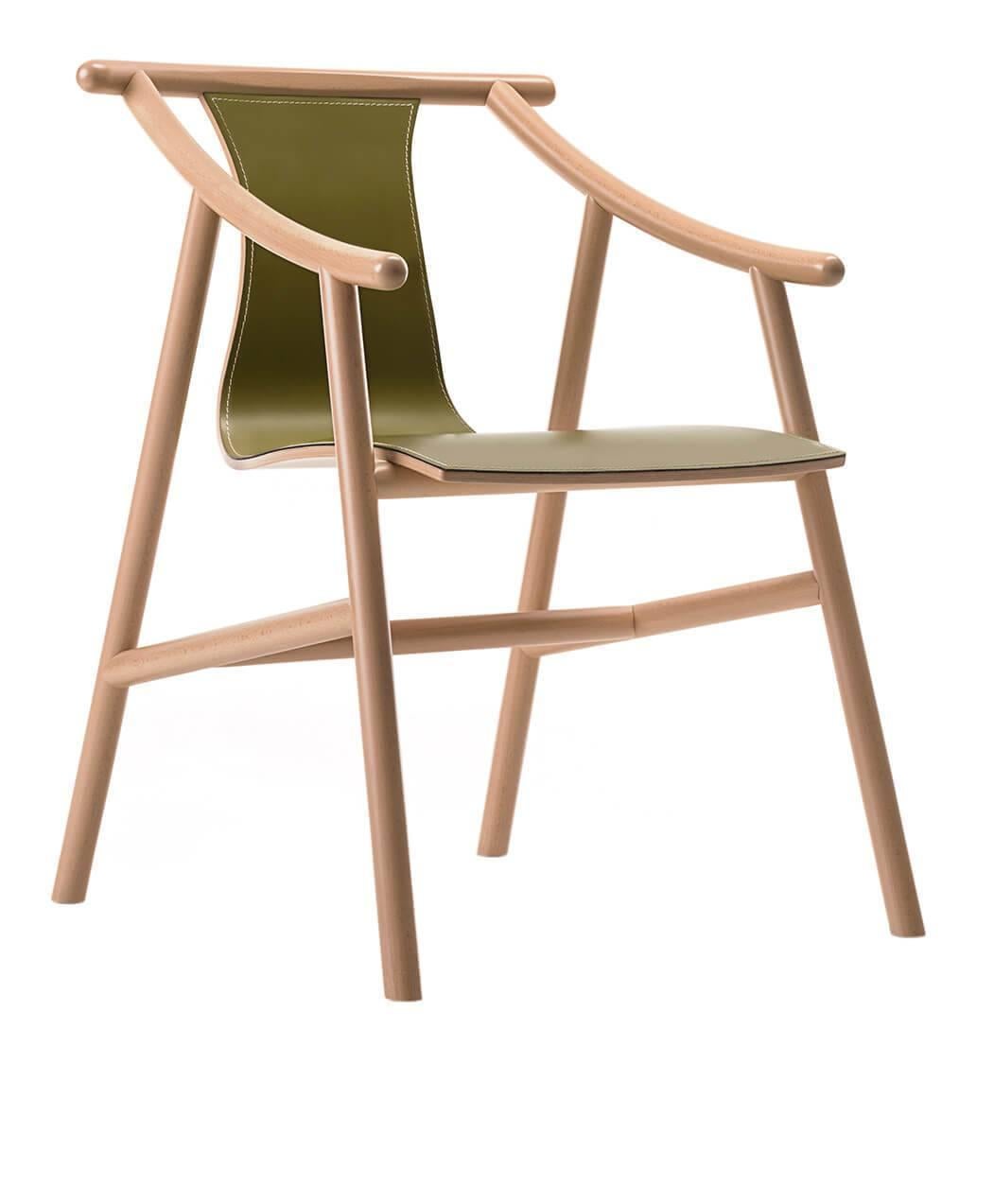 Designed by Vico Magistretti in 2003, the Magistretti 03 01 chair combines the warmth of wood and the timeless elegance of the design language of Gebrüder Thonet Vienna GmbH (GTV) with the refined style of the great master, one of the leading
