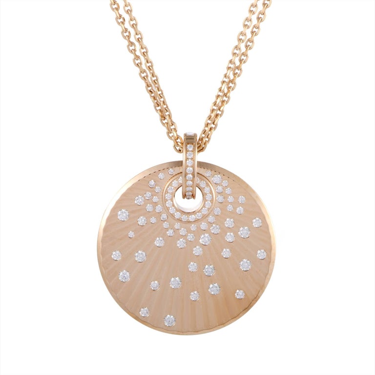 Chopard 18 Karat Rose Gold Guli Heart Pendant with Chain Necklace For ...