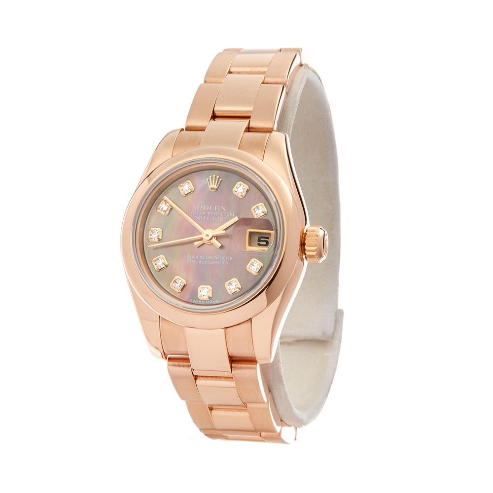2002 Rolex Datejust Rose Gold 179165 Wristwatch 1
