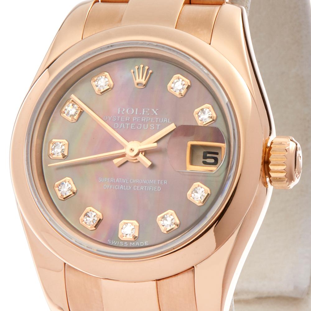 2002 Rolex Datejust Rose Gold 179165 Wristwatch 2
