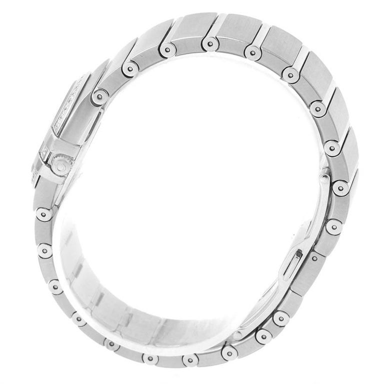 Omega Constellation Steel MOP Diamond Watch 123.15.24.60.55.004 Unworn ...