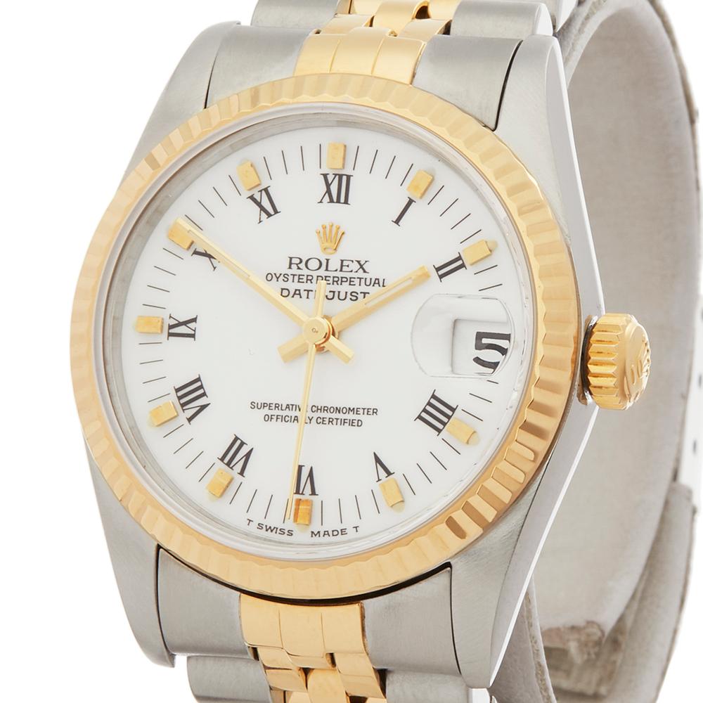 1993 Rolex Datejust Steel & Yellow Gold 68273 Wristwatch 2