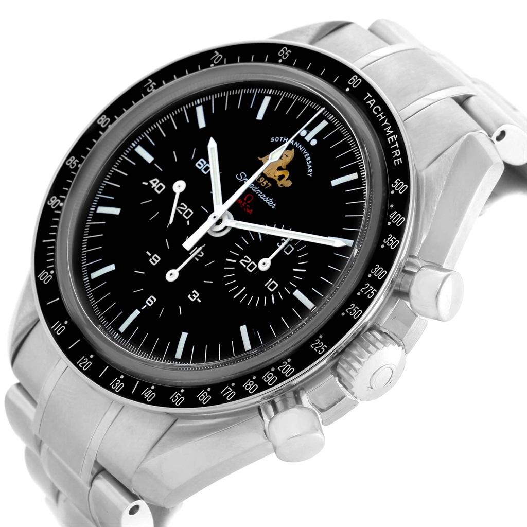 Omega 50th anniversary speedmaster moon watch hot sale