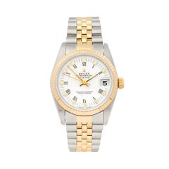 1992 Rolex Datejust Steel and Yellow Gold 68273 Wristwatch