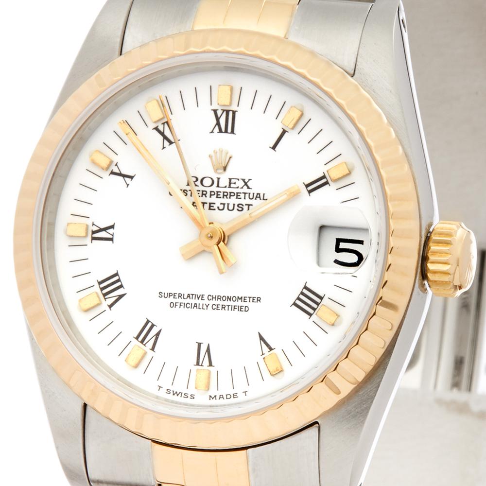 1992 Rolex Datejust Steel and Yellow Gold 68273 Wristwatch In Excellent Condition In Bishops Stortford, Hertfordshire