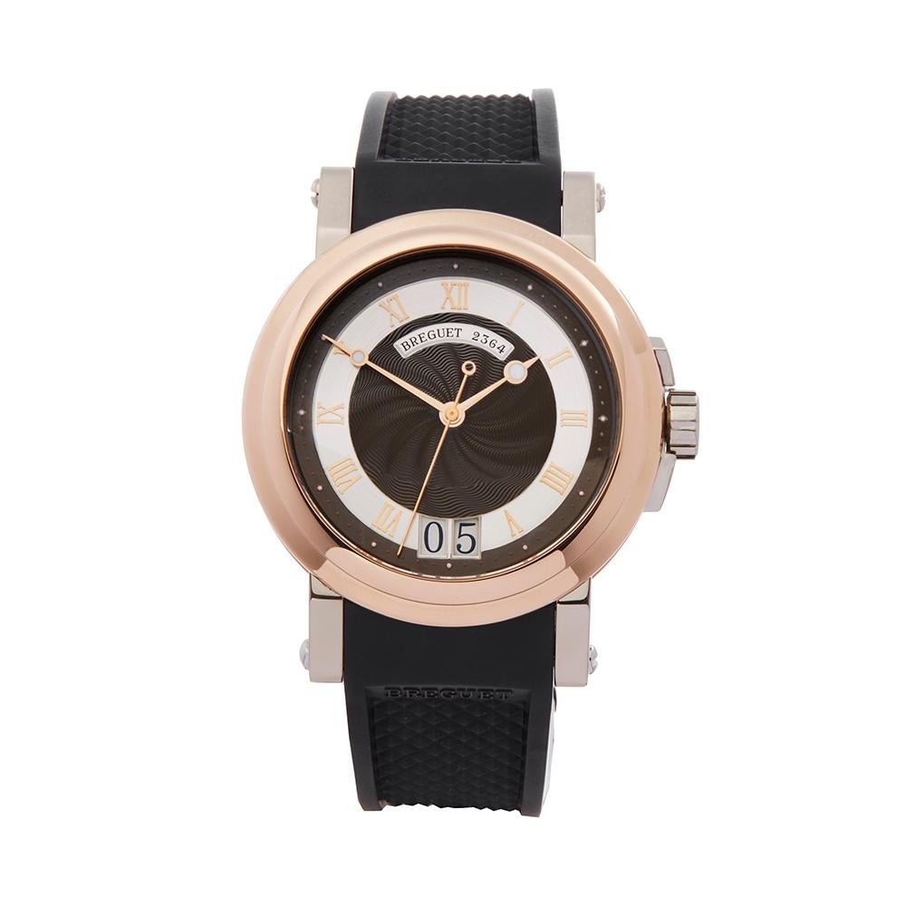 2000s Breguet Marine Rose Gold 5817 Wristwatch