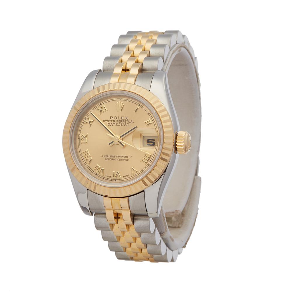 2007 Rolex Datejust Steel and Yellow Gold 179173 Wristwatch 1