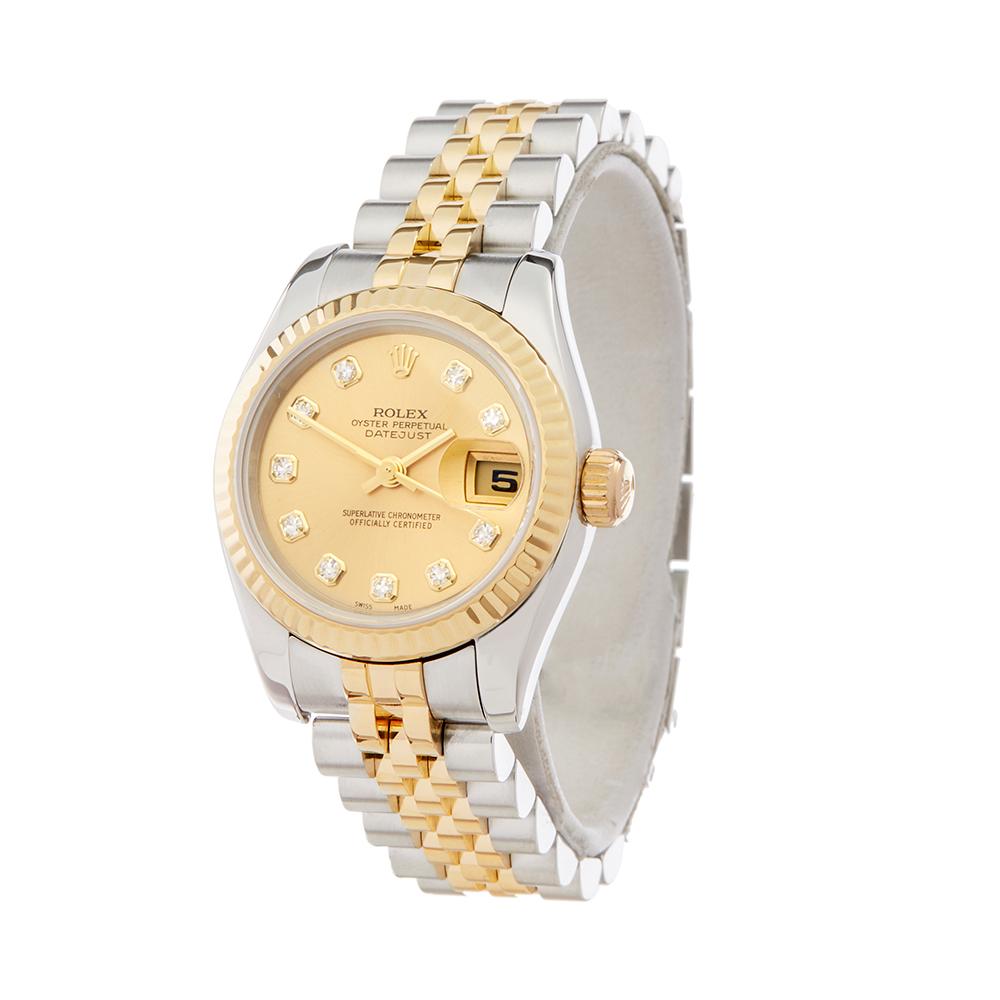 2006 Rolex Datejust Steel and Yellow Gold 179173 Wristwatch 1