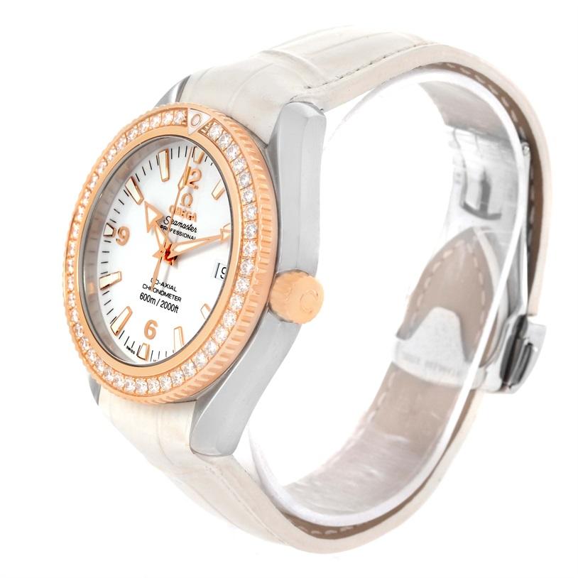 Omega Seamaster Planet Ocean Diamond Watch 222.28.42.20.04.001 In Excellent Condition In Atlanta, GA